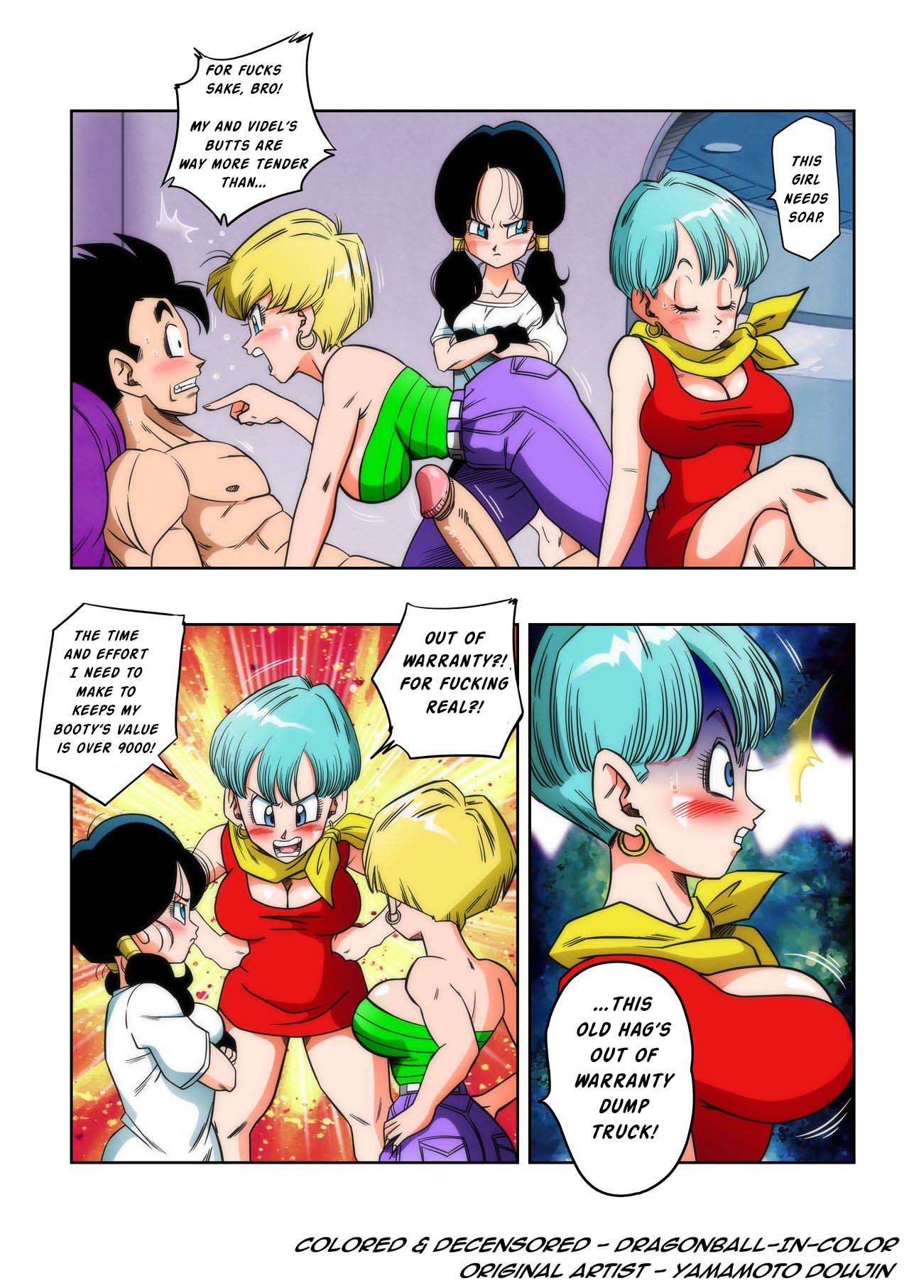 LOVE TRIANGLE Z Part 1-4 page 90 featuring bulma briefs dragon ball z parody - sole male nakadashi hentai manga - read online free