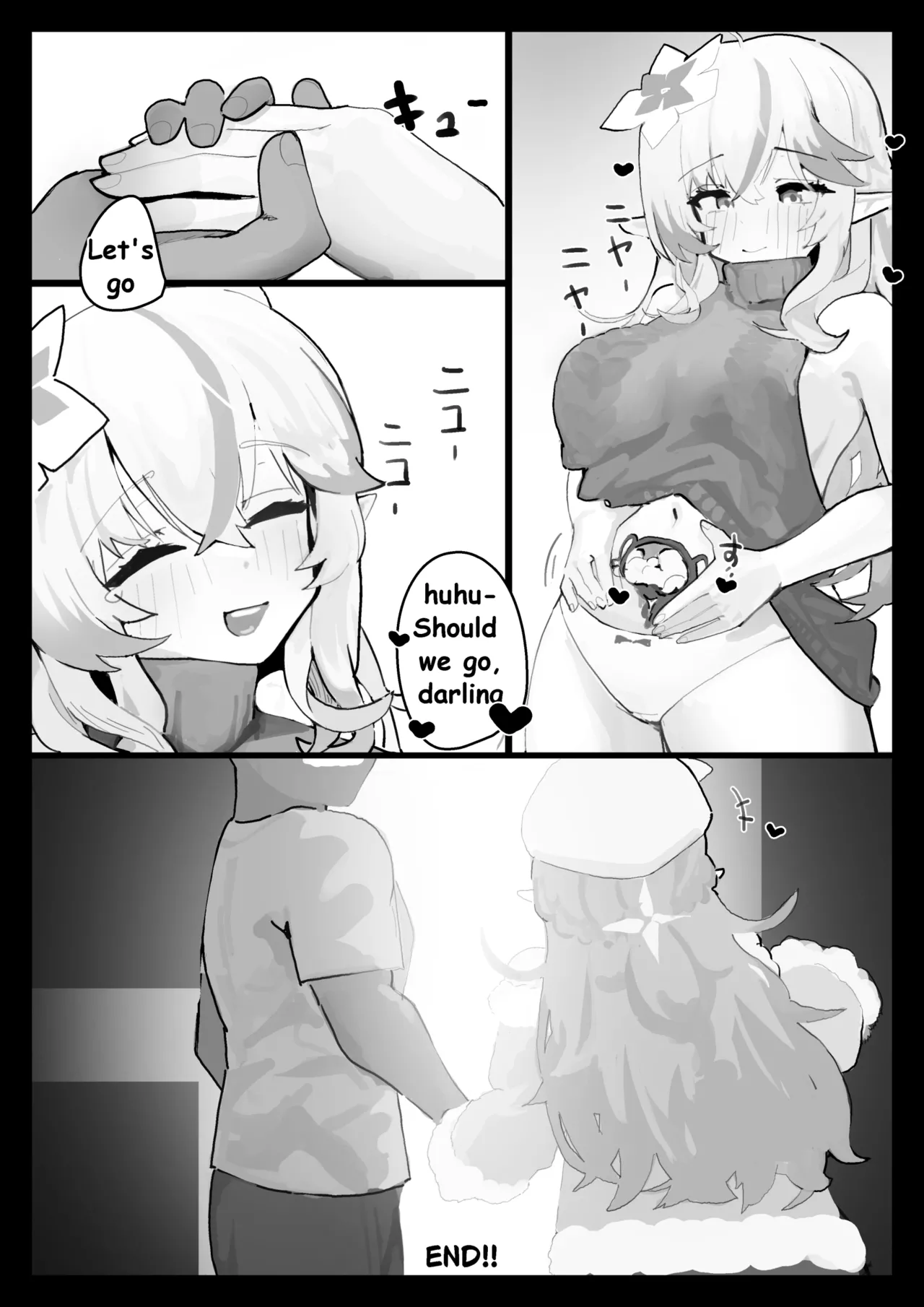 Lamy to Nakanaori SEX | SEX of reconciliation with Lamy page 16 featuring yukihana lamy hololive parody - elf dark skin hentai manga - read online free