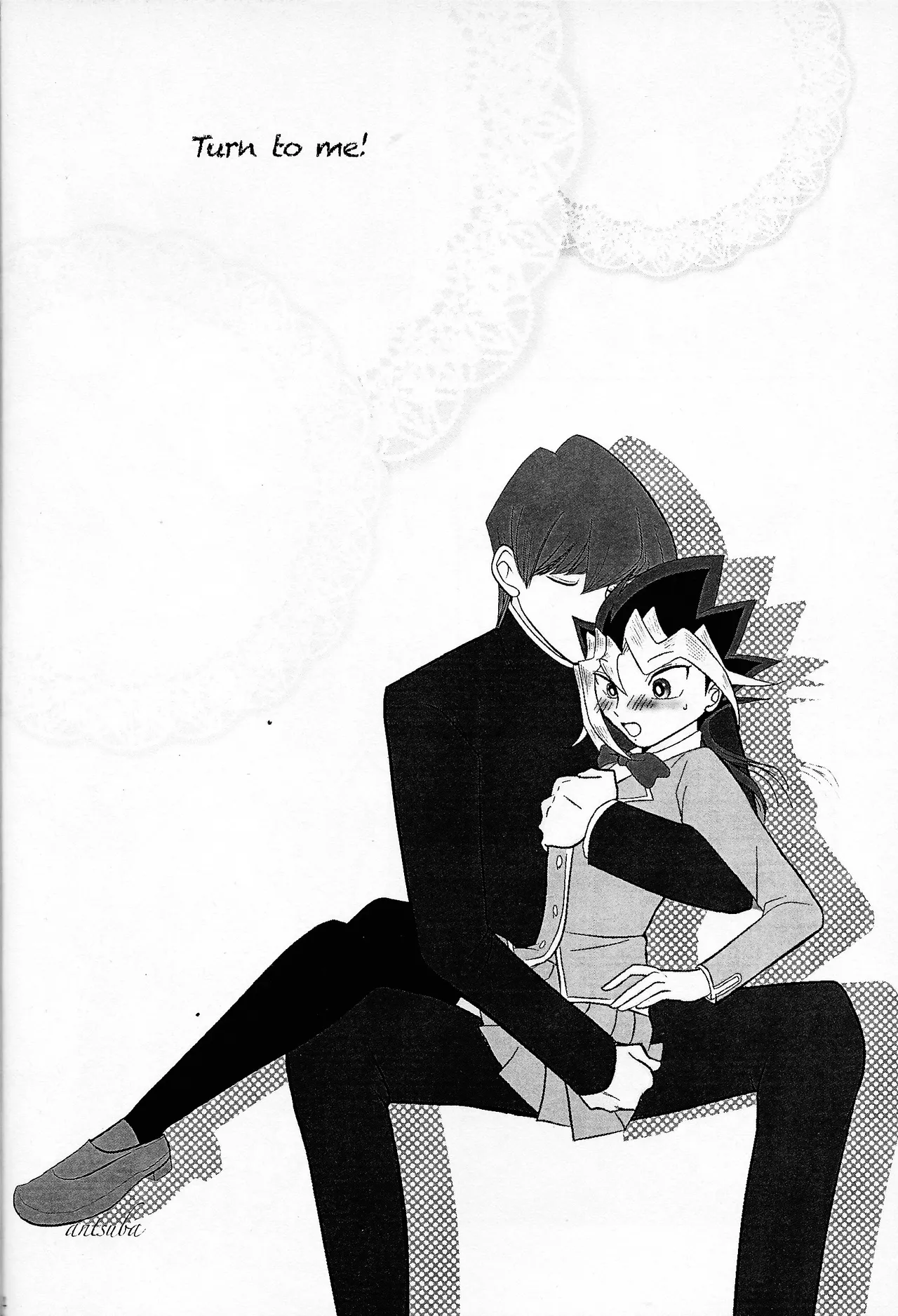 Niyotayugichan kotchi muite! page 27 featuring yugi mutou yu-gi-oh parody - small breasts gender bender hentai manga - read online free