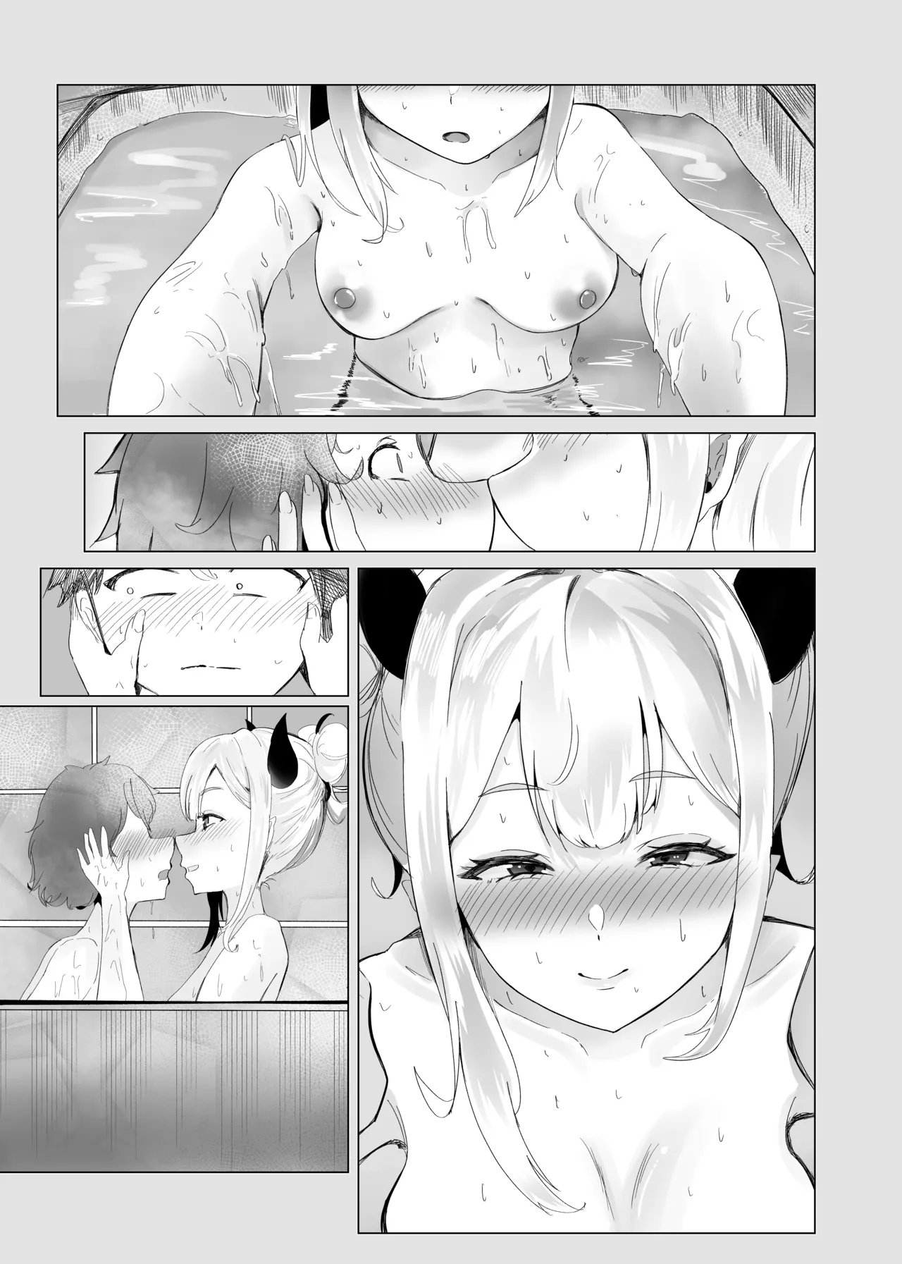 Ma Natsu ni majin no Kimi to naisho no koto page 42 featuring rindou mikoto nijisanji parody - oni group hentai manga - read online free