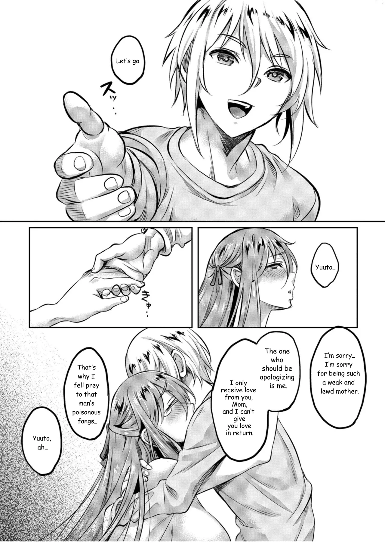 [Studio Aruta (Kusui Aruta)] Chapter 4 Shinshou Boshi Soukan Hen Ureta Karada wo Moteamashita Miboujin to Sokuhame Dekiru SNS ga Arutte Hontou Desuka Soushuuhen [Digital] English translated page 17 original parody - sole female nakadashi hentai manga - read online free