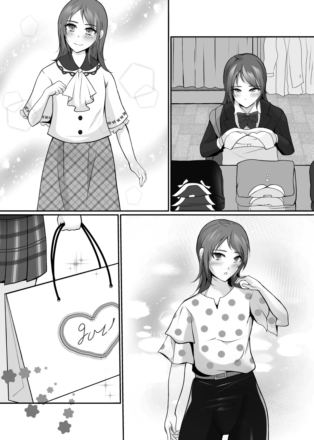 Kawa to seifuku o kita boku 〜 hokago no chisana boken 〜 page 15 original parody - sole female mosaic censorship hentai manga - read online free