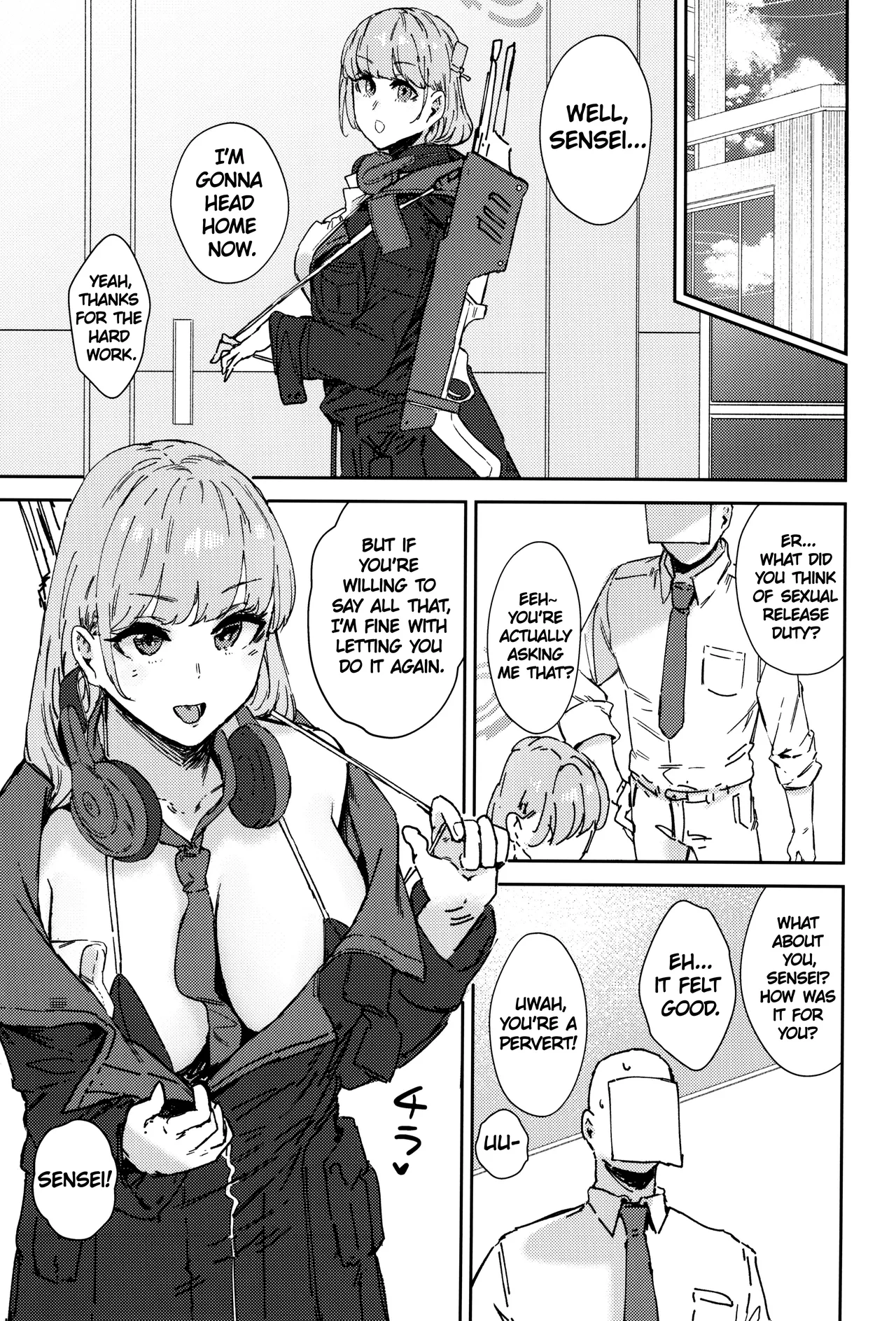 Schale Senzoku Seishori Touban |  Schale's Dedicated Sexual Relief Liaison page 24 featuring sensei blue archive parody - sole male nakadashi hentai manga - read online free