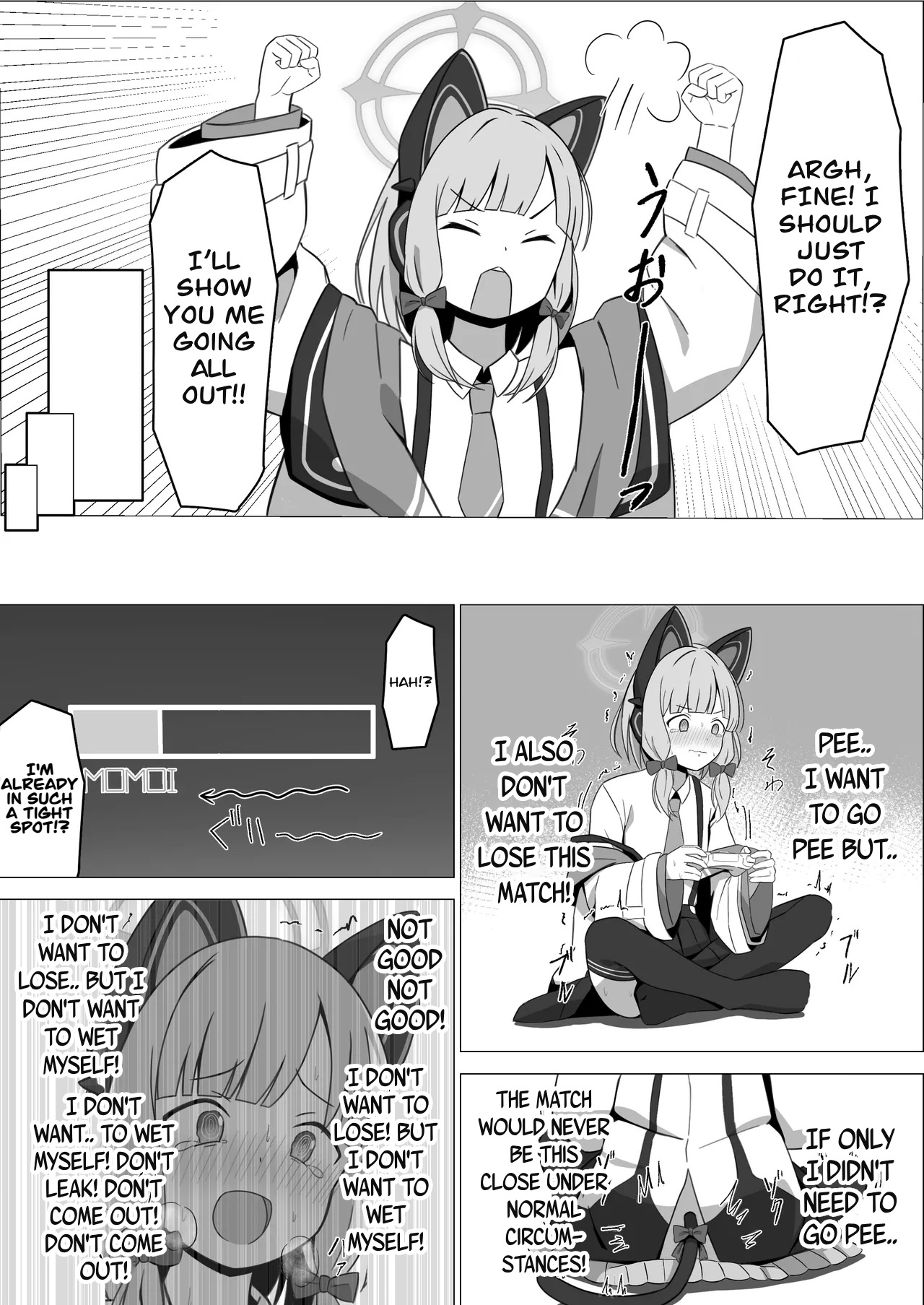 Momoi Splash! page 9 featuring momoi saiba blue archive parody - stockings kemonomimi hentai manga - read online free