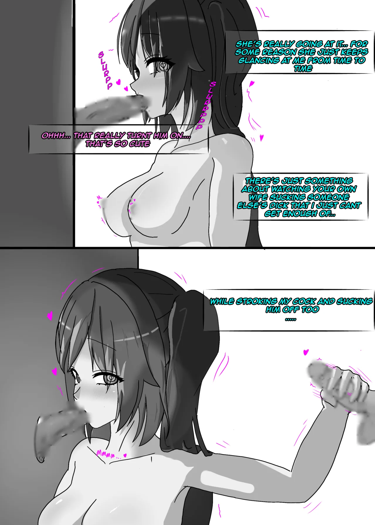 My Wife's NTR Diary 3 page 10 original parody - big breasts glory hole hentai manga - read online free
