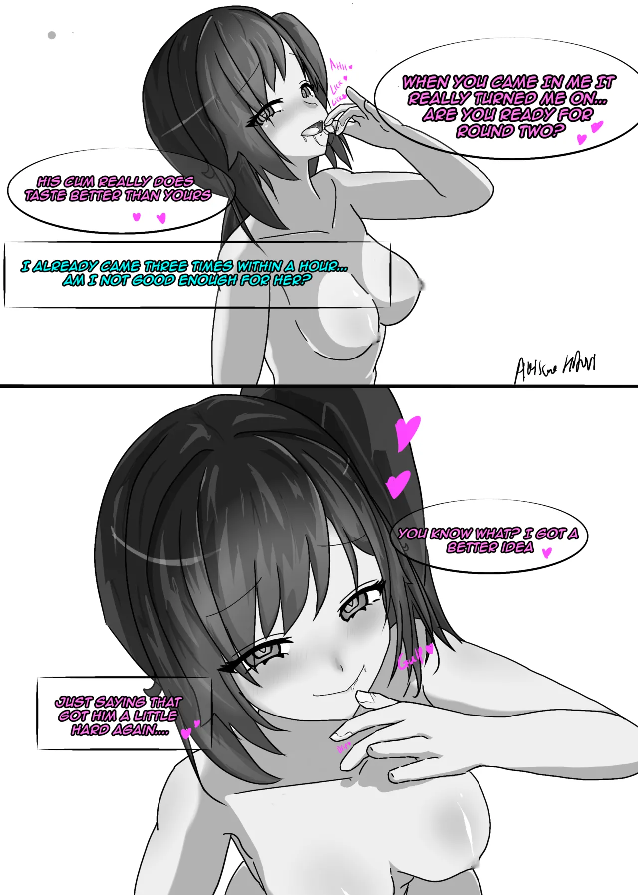 My Wife's NTR Diary 3 page 32 original parody - big breasts glory hole hentai manga - read online free