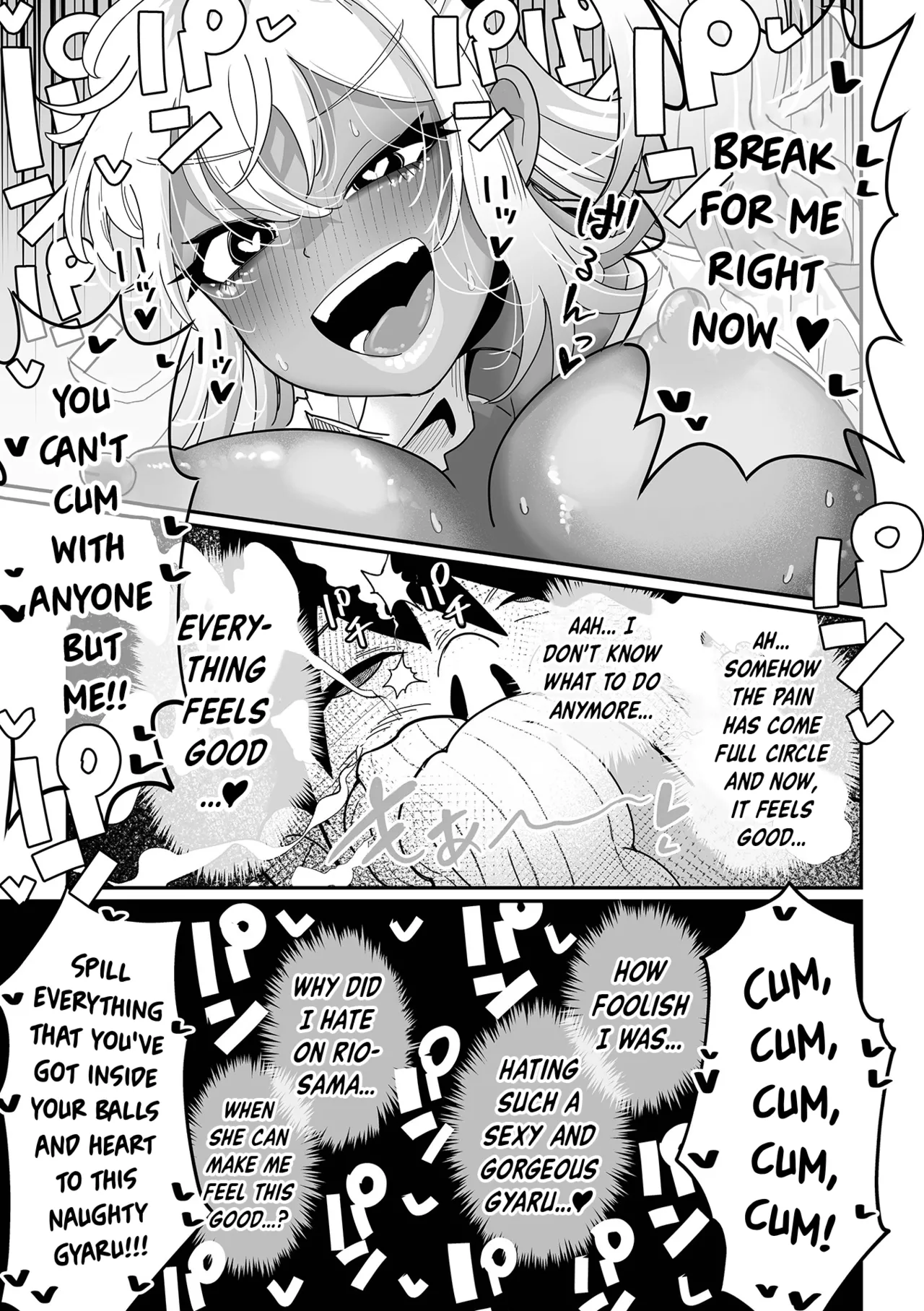 Dekakute Eroi Gal Kouhen | Big and Sexy Gyaru Part 2 page 21 - sole female sole male hentai manga - read online free