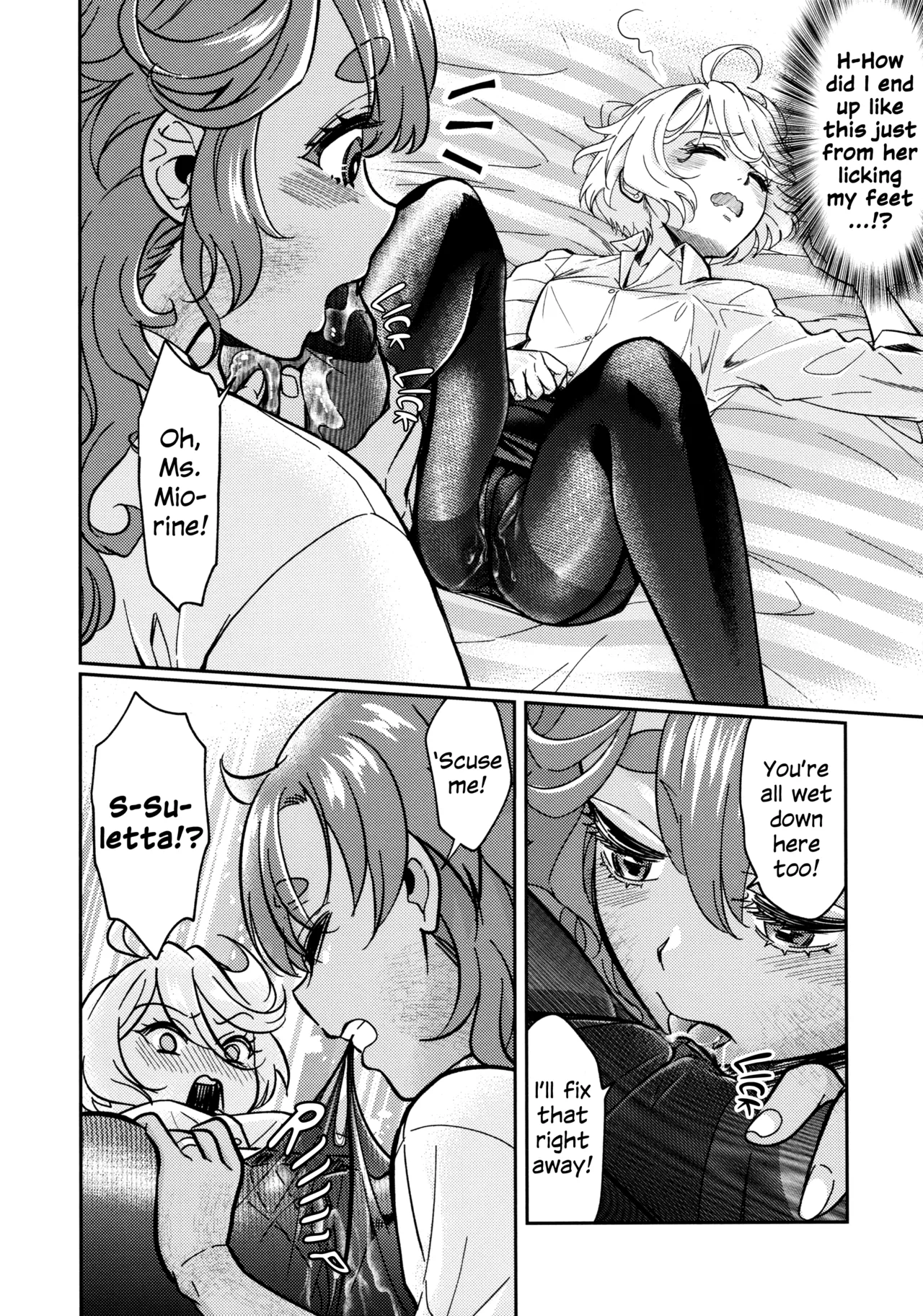 Oyome-san no Gohoubi | The Bride's Reward page 17 featuring suletta mercury mobile suit gundam the witch from mercury parody - sole female pantyhose hentai manga - read online free