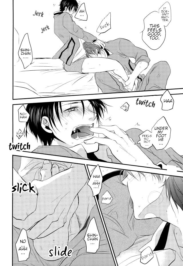 【Rakuban】 Shin-chan's Foot Fetish page 31 featuring kazunari takao kuroko no basuke parody - glasses anal hentai manga - read online free