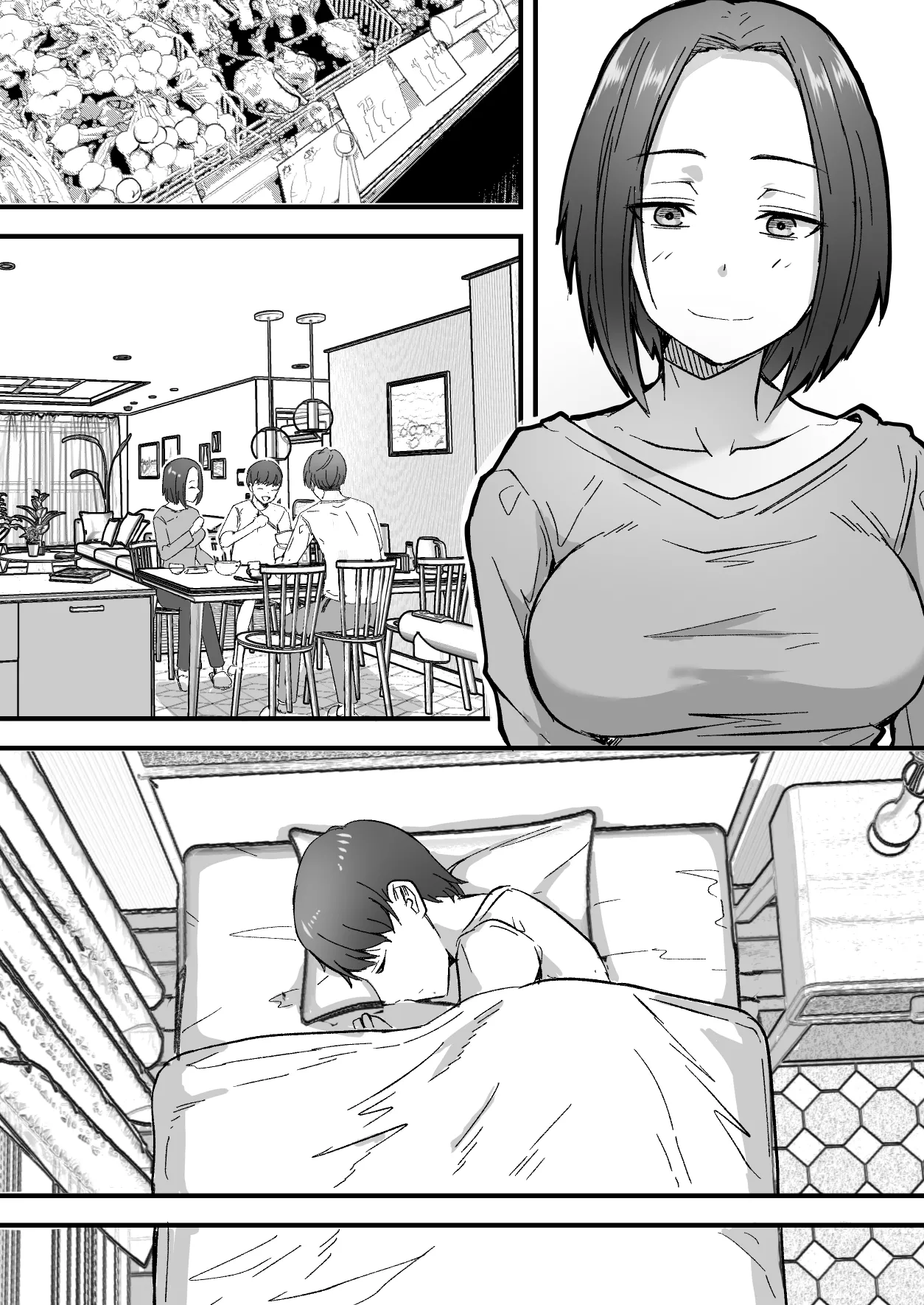 Kachiki na Hahaoya o Ore ga Mesu ni Shimasu page 58 original parody - sole female sole male hentai manga - read online free