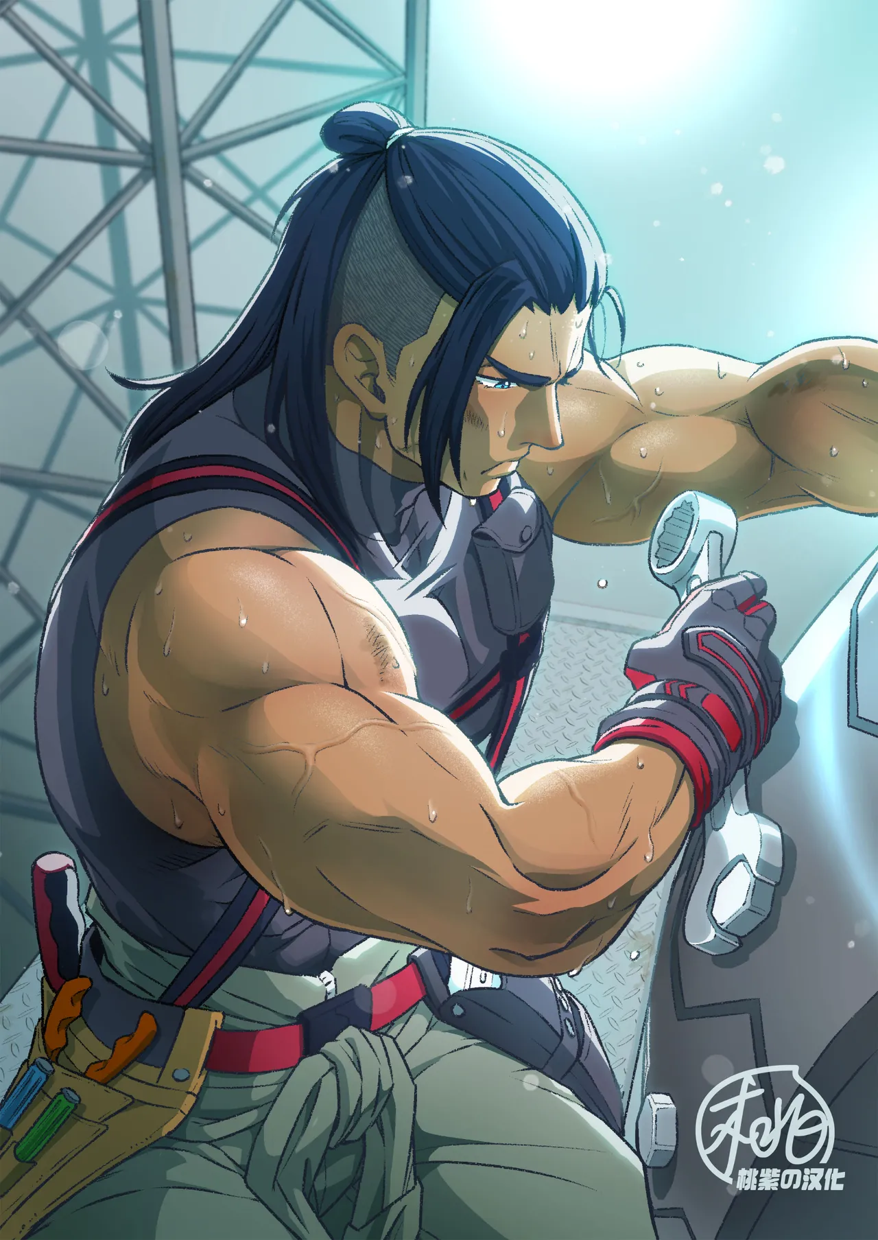 Hero's Hero | 英雄背后的淫雄 第1话:破坏 page 74 original parody - uncensored multi-work series hentai manga - read online free