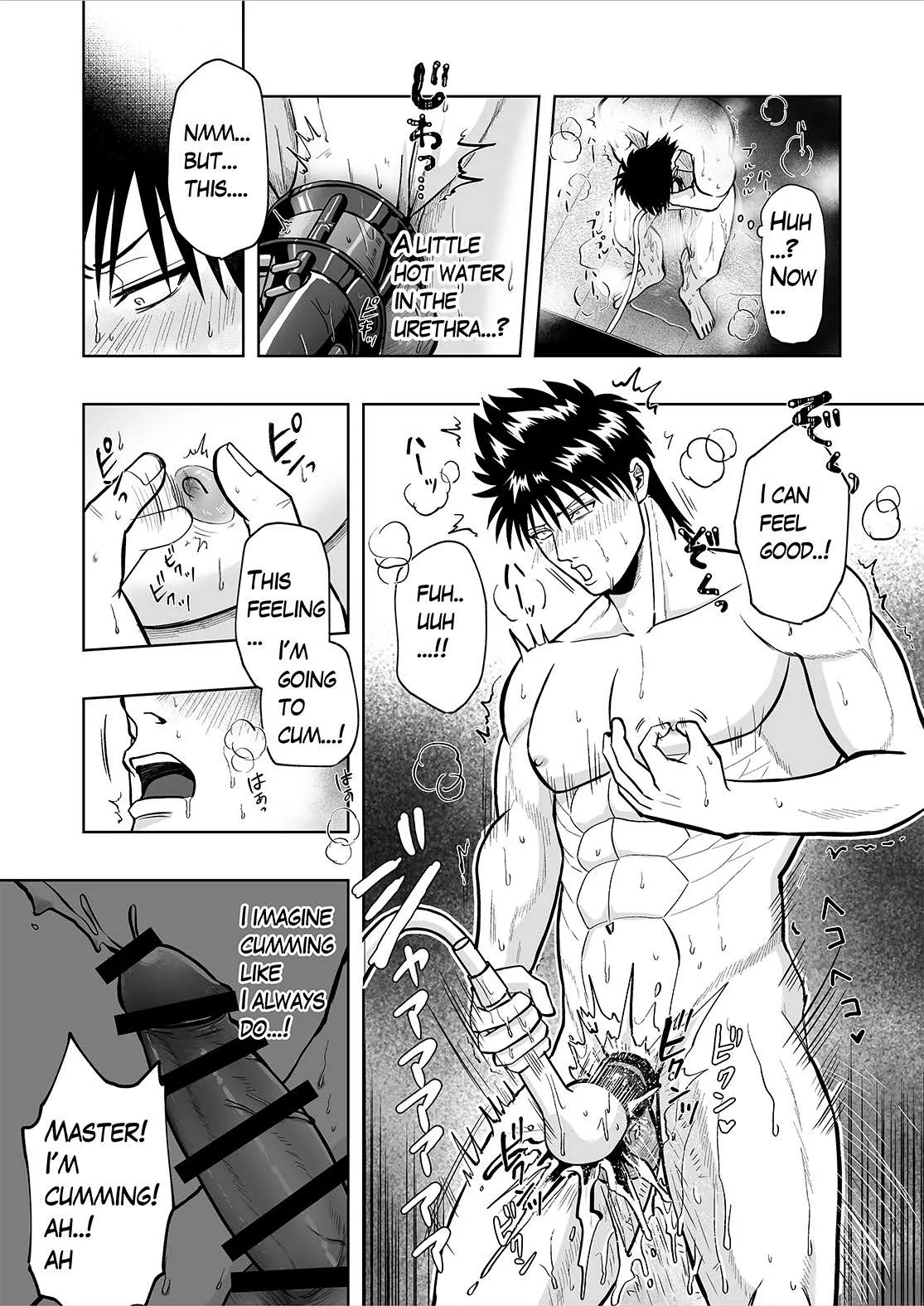 CHASTITY BELT & SHOWER MASTURBATION - Page 12