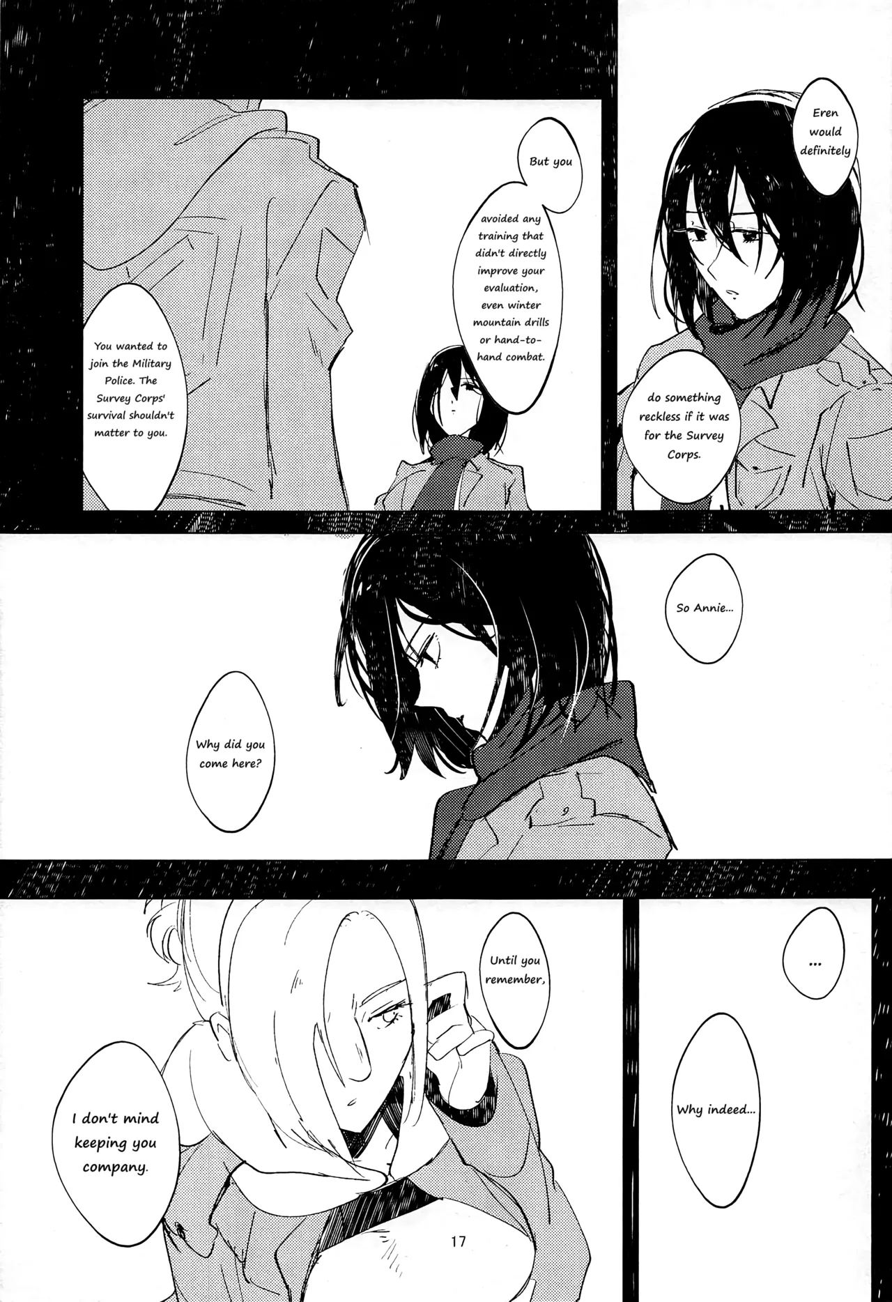 Guinea Pig page 16 featuring mikasa ackerman shingeki no kyojin parody - females only yuri hentai manga - read online free