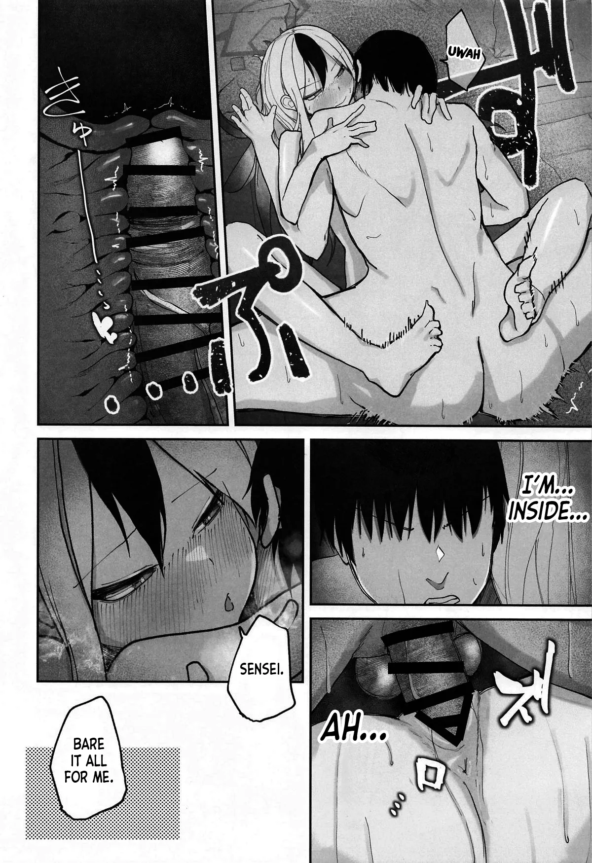 Nadenade Chuudoku. | For Pats and Kisses page 19 featuring sensei blue archive parody - sole female sole male hentai manga - read online free