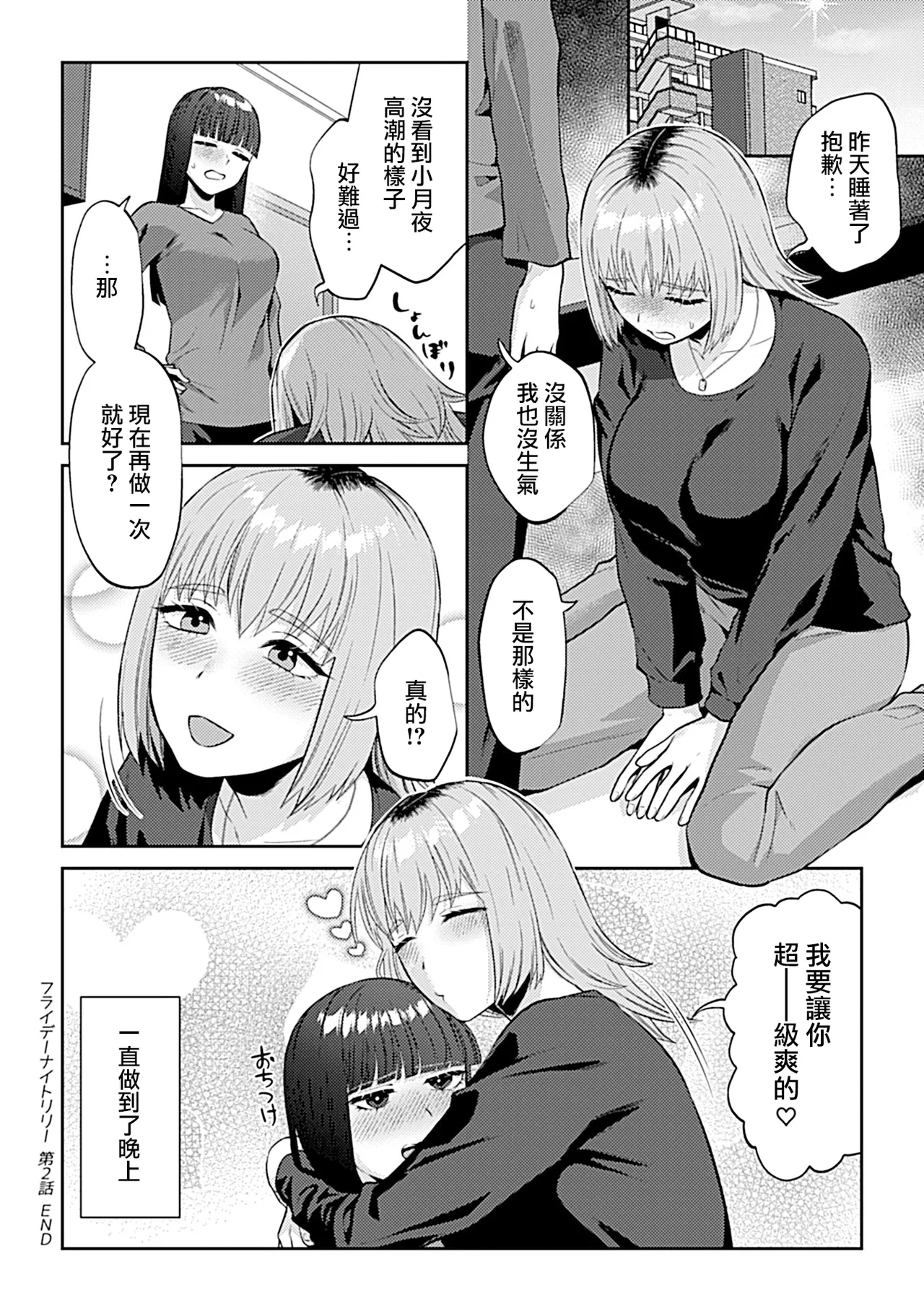 Friday Night Lily ～Shuumatsu no Kanojo to no Sugoshi Kata～ page 37 - yuri kissing hentai manga - read online free