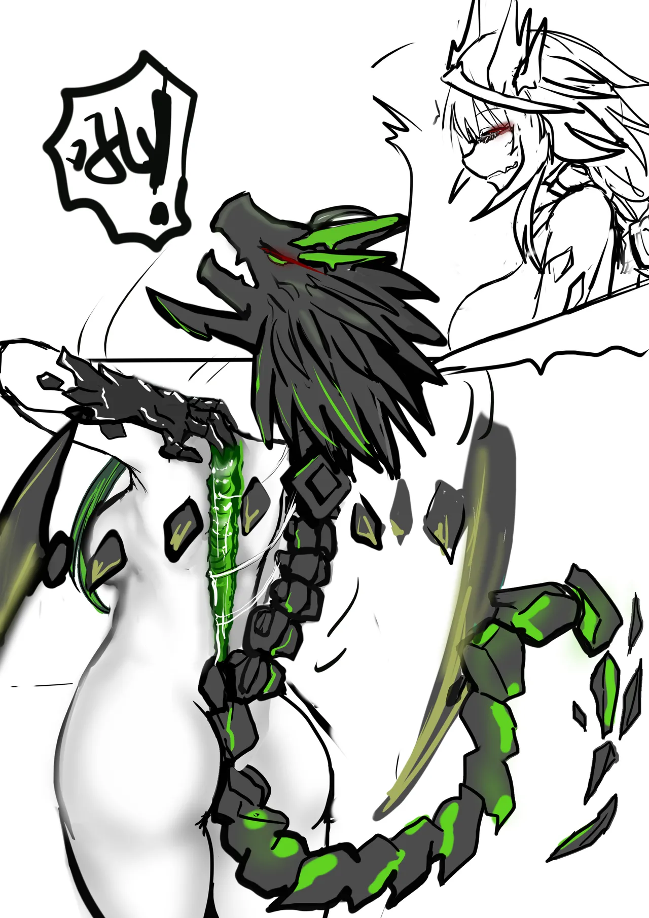 [FUTAMon3tr复活凯尔希] page 13 featuring mon3tr arknights parody - futanari monster girl hentai manga - read online free