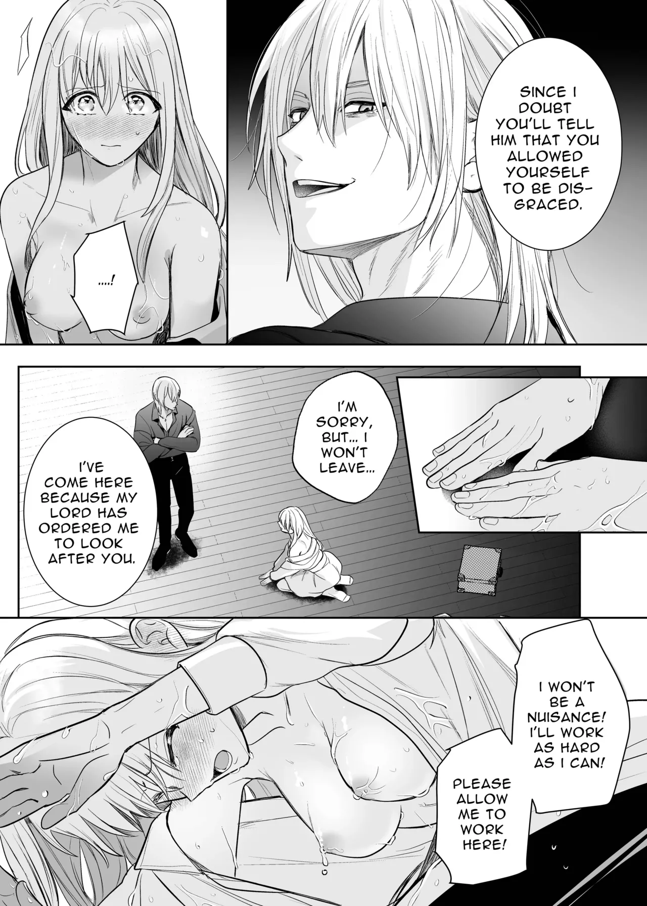 Majutsushi no Kakan | The Magician's Flowery Cage page 16 original parody - maid kissing hentai manga - read online free