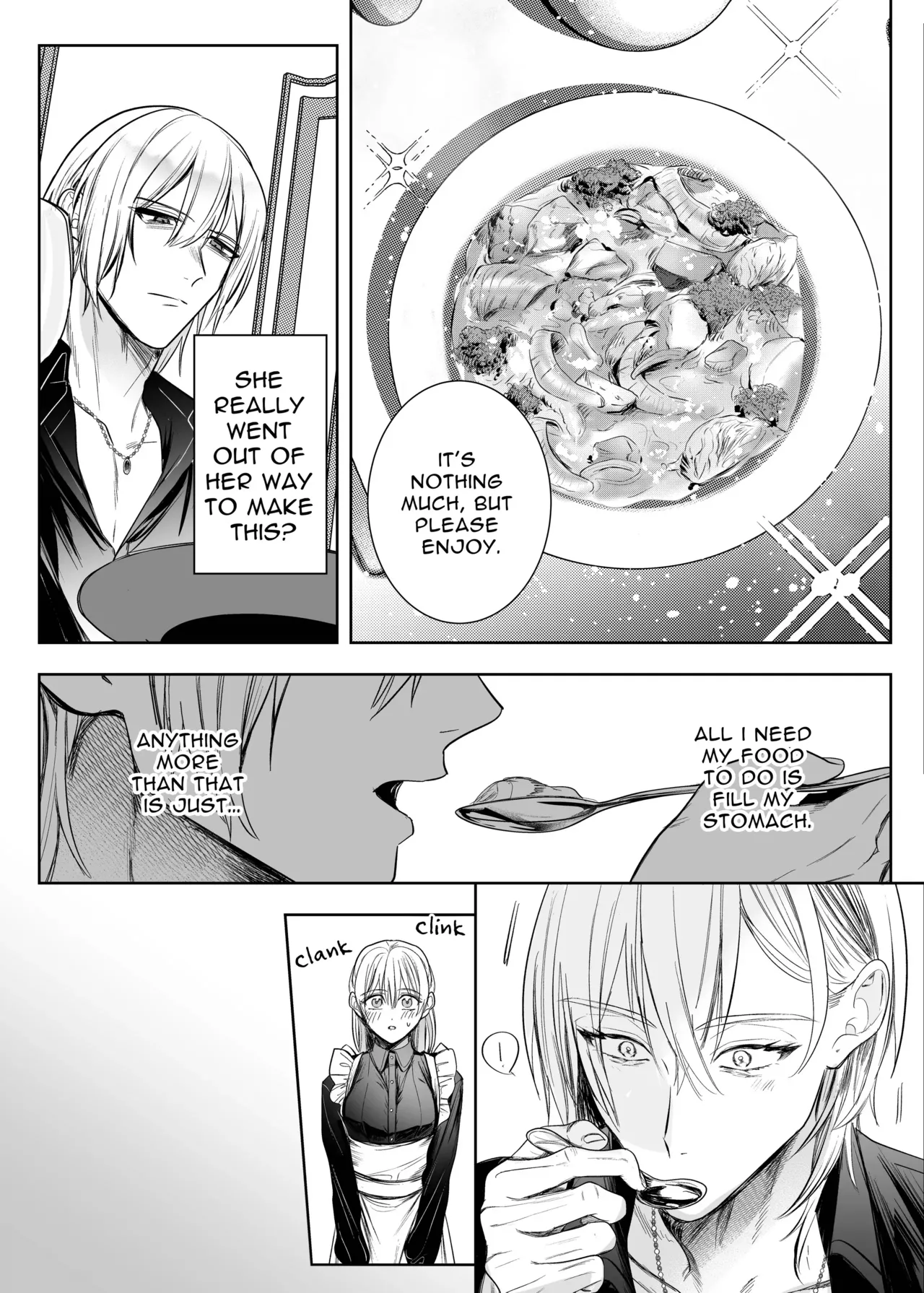 Majutsushi no Kakan | The Magician's Flowery Cage page 21 original parody - maid kissing hentai manga - read online free