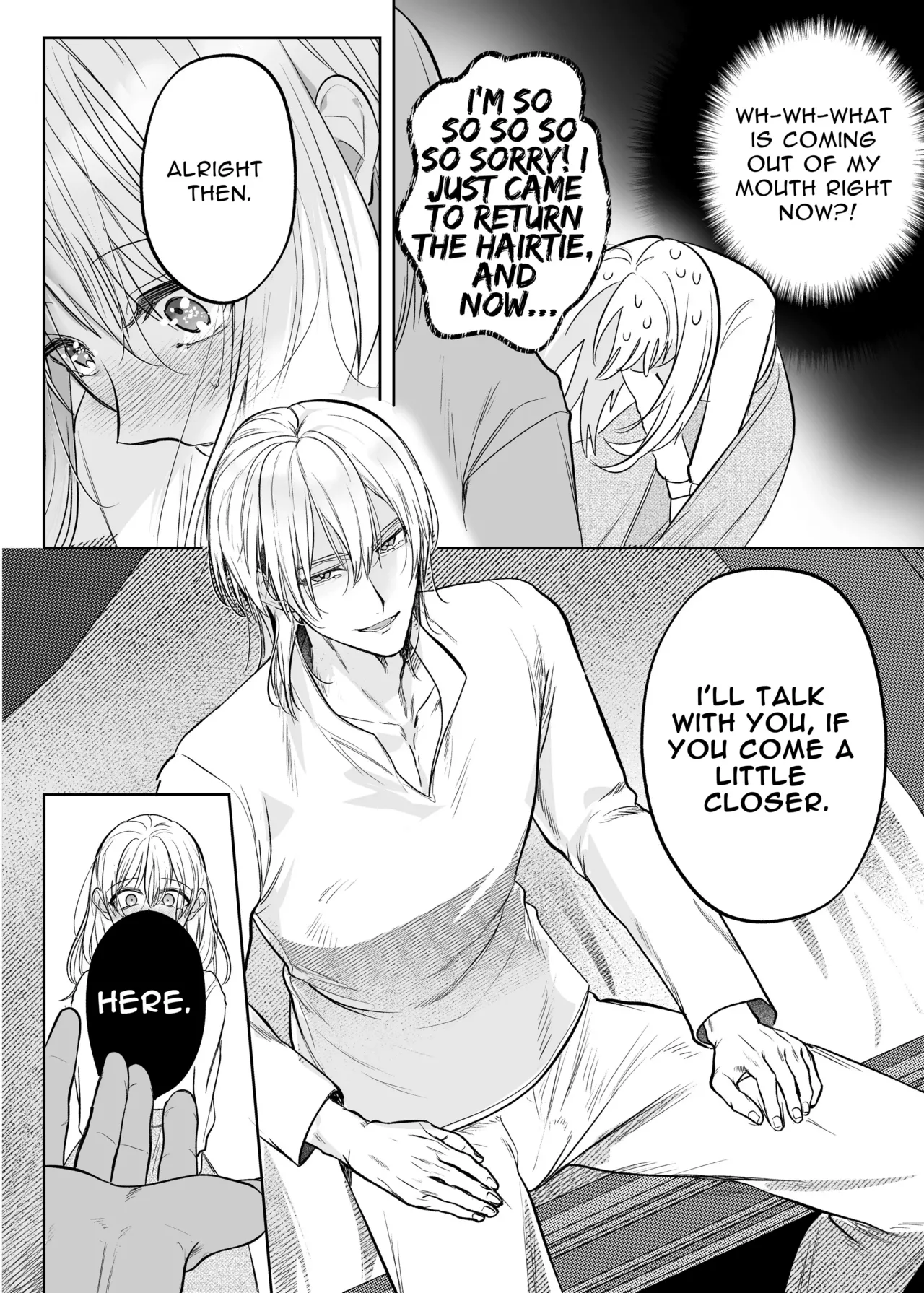 Majutsushi no Kakan | The Magician's Flowery Cage page 36 original parody - maid kissing hentai manga - read online free