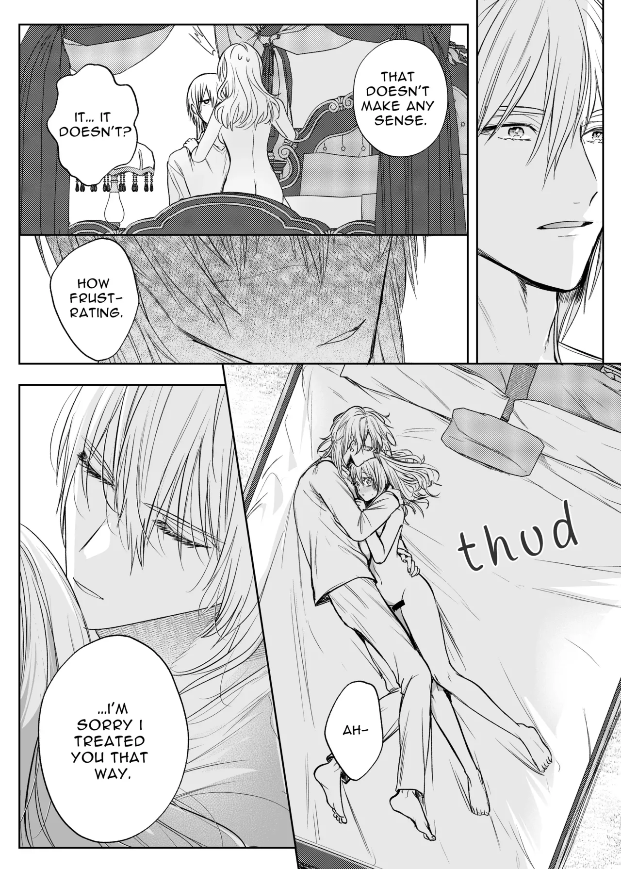 Majutsushi no Kakan | The Magician's Flowery Cage page 44 original parody - maid kissing hentai manga - read online free