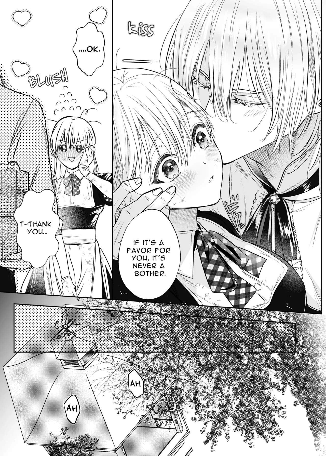 Majutsushi no Kakan | The Magician's Flowery Cage page 47 original parody - maid kissing hentai manga - read online free