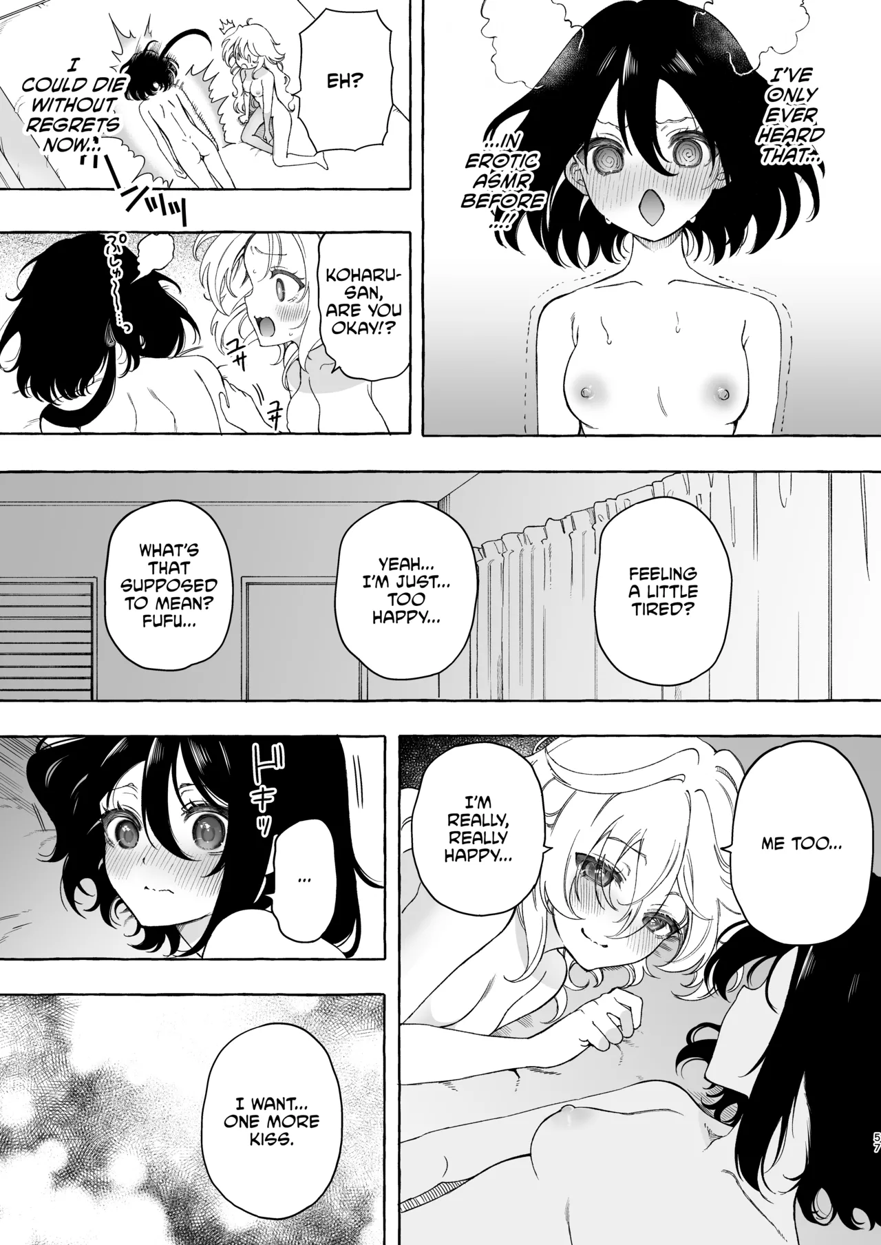 Mimi de Koishita Douryou page 57 original parody - squirting kissing hentai manga - read online free