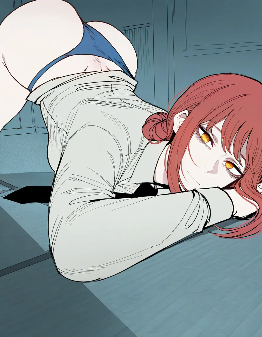 Zloimakak page 60 featuring makima chainsaw man parody - ai generated hentai manga - read online free