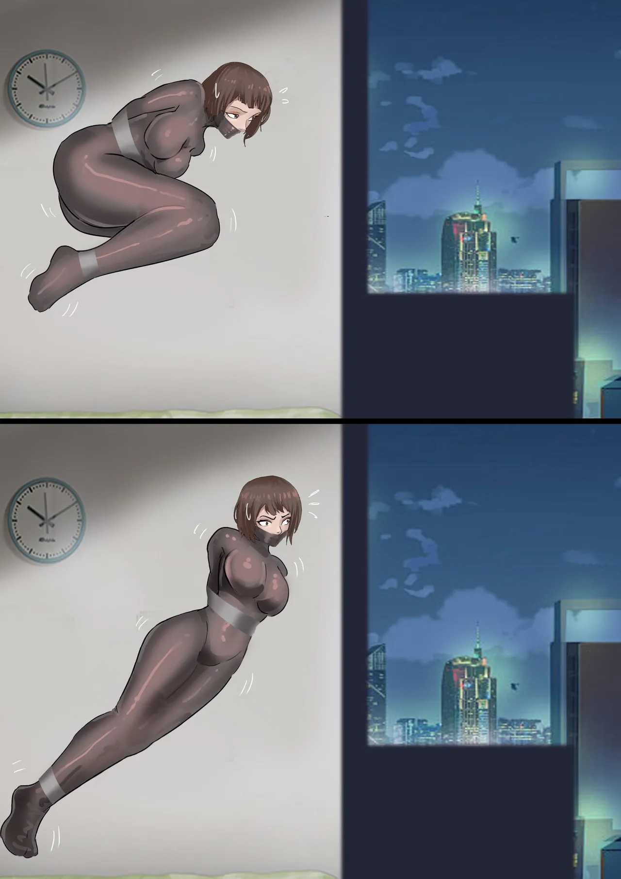 The Latex Clothes Trap page 30 original parody - gag bondage hentai manga - read online free