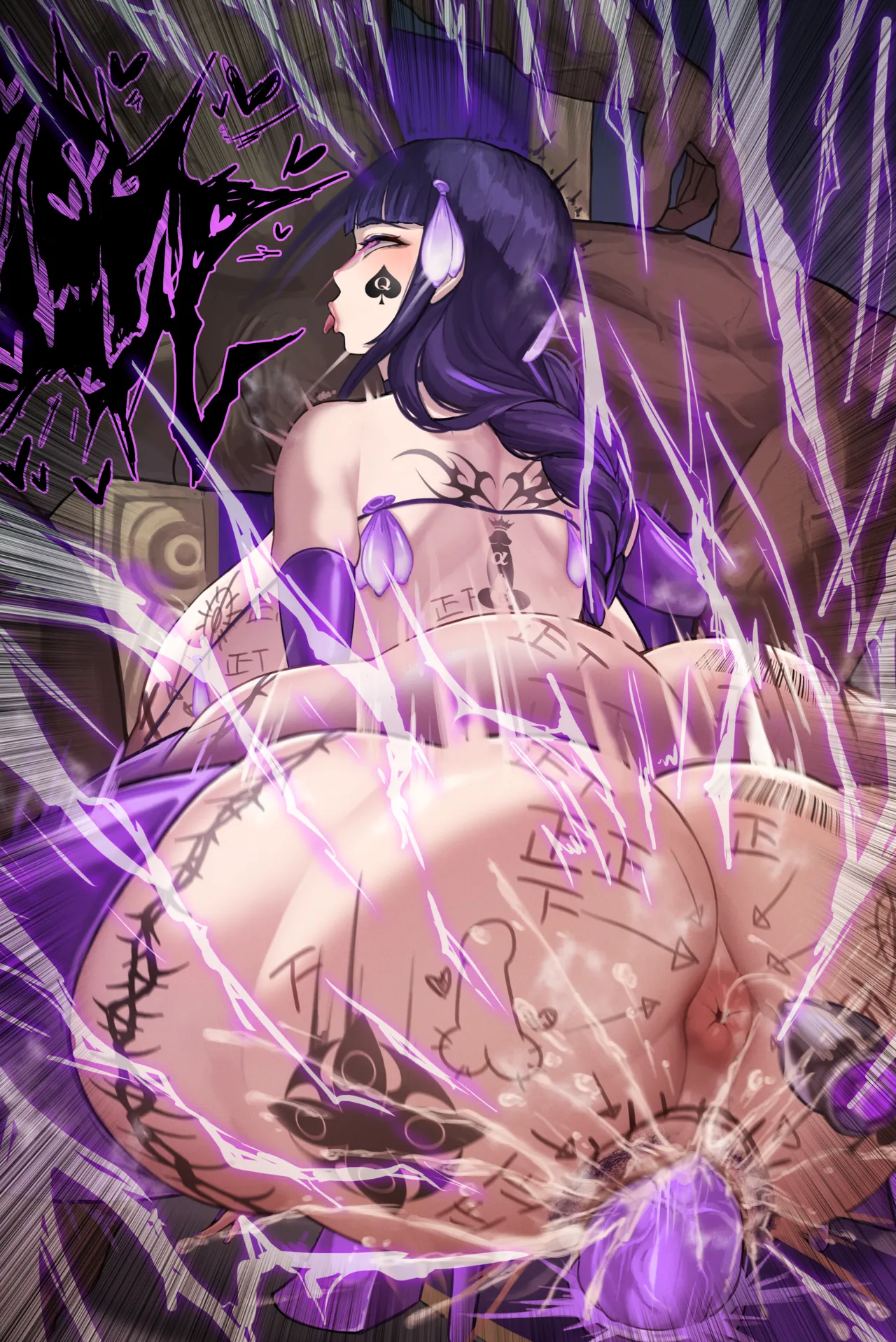 yeowasae page 105 featuring acheron genshin impact parody - big breasts kemonomimi hentai manga - read online free