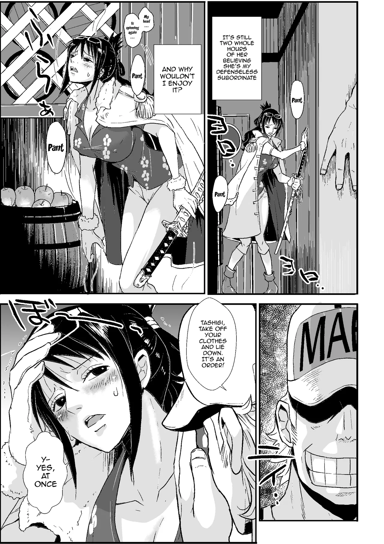 Kaigun no Onna | A Woman In The Marines page 14 featuring tashigi one piece parody - big breasts glasses hentai manga - read online free
