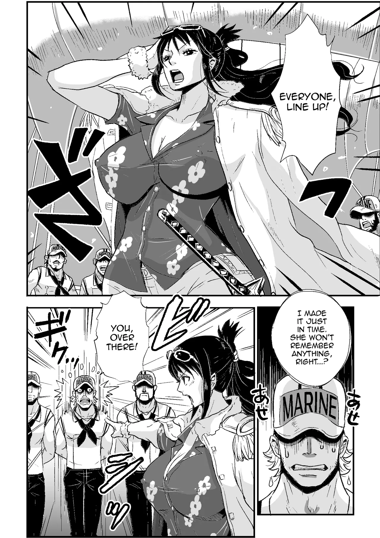 Kaigun no Onna | A Woman In The Marines page 37 featuring tashigi - sole male mosaic censorship hentai manga - read online free