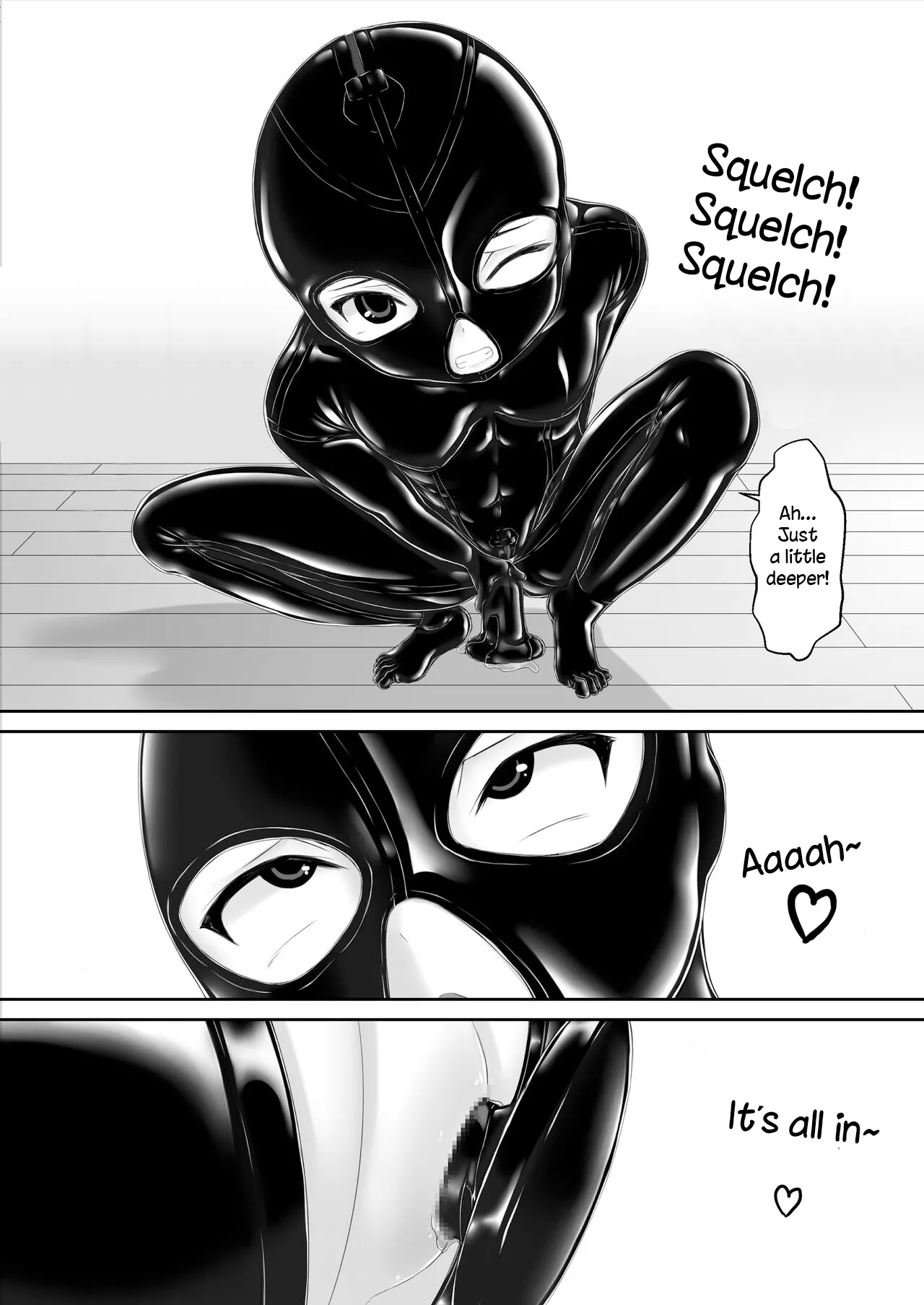 Paranoid Rubber Girl page 15 original parody - gag masturbation hentai manga - read online free