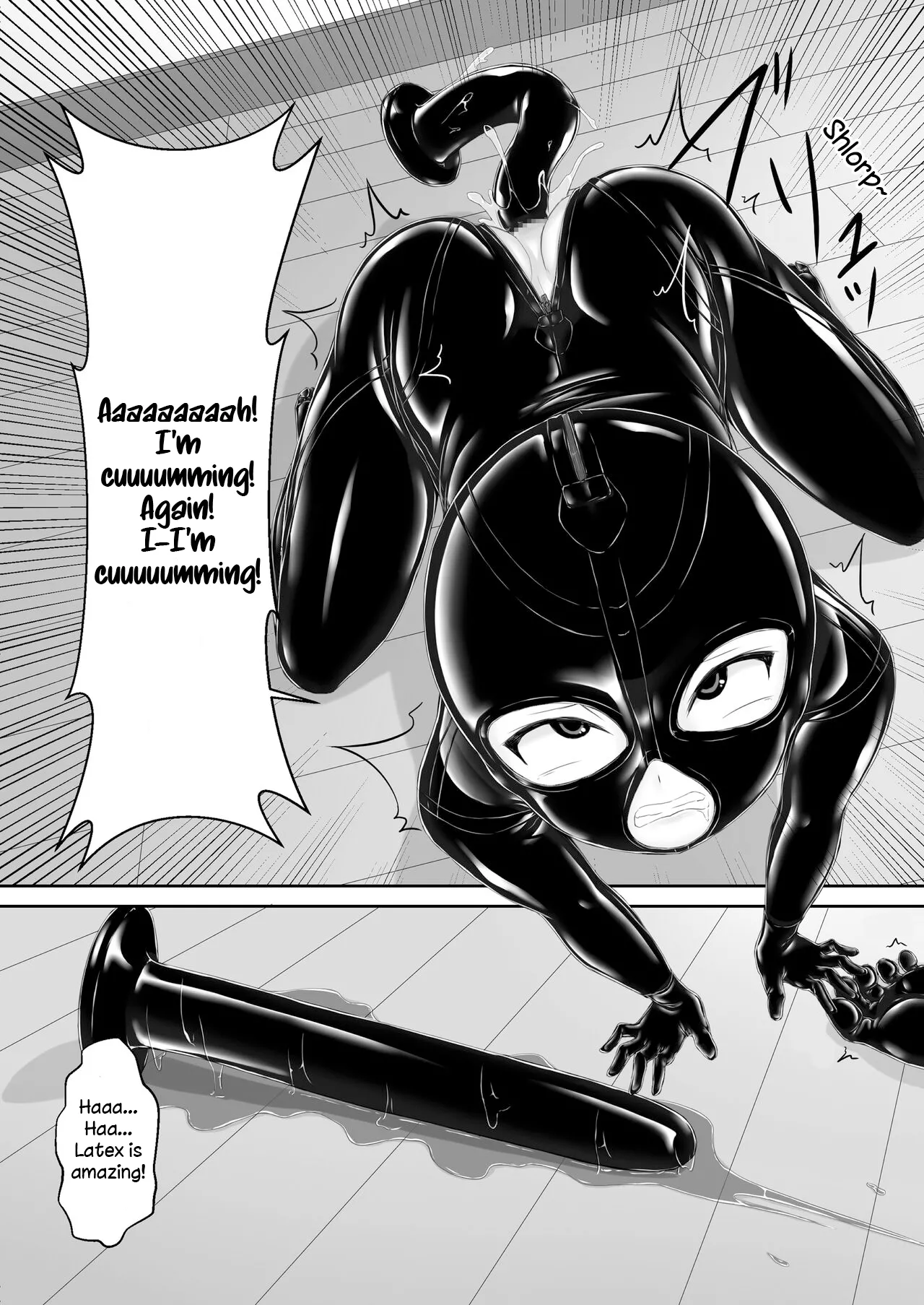 Paranoid Rubber Girl page 19 original parody - sole female anal hentai manga - read online free