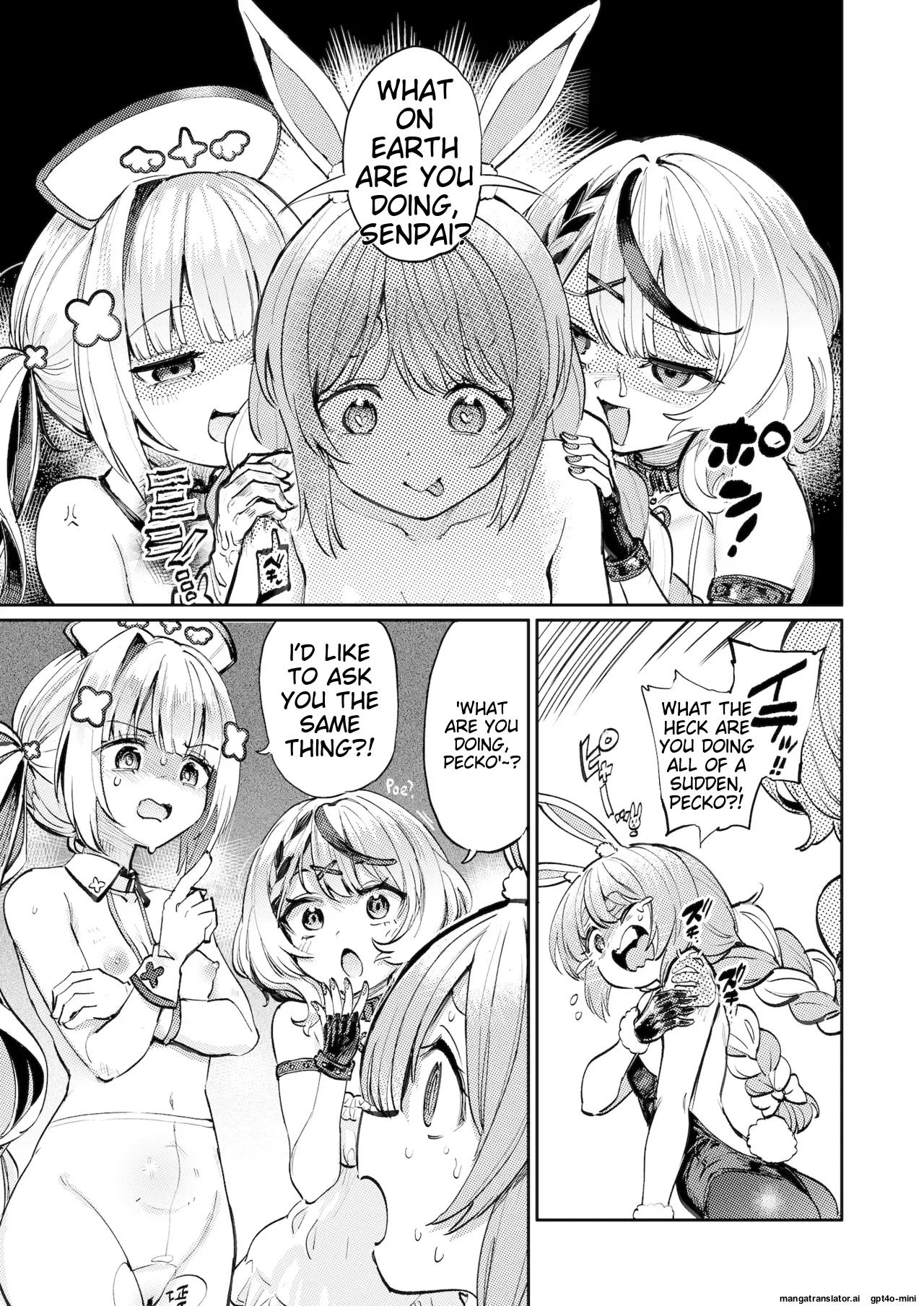 Hatsujou Usagi Rinkan Matsuri 2 Koyasai Hen page 20 featuring amane kanata hololive parody - paizuri rough translation hentai manga - read online free