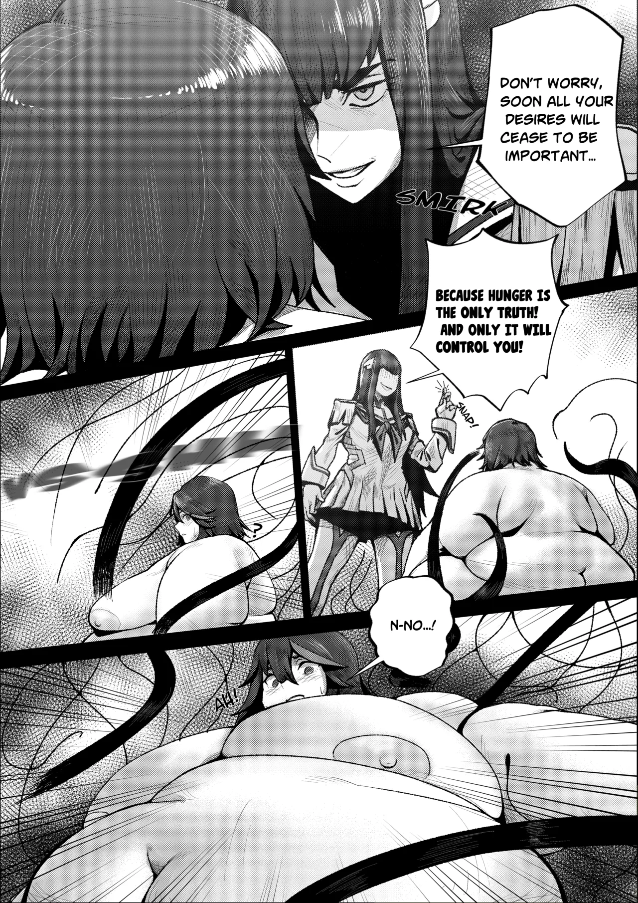Persi - Kill La Kill WG page 13 featuring ryuuko matoi kill la kill parody - bbw weight gain hentai manga - read online free