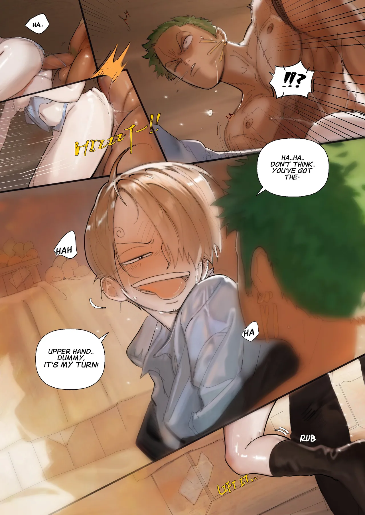Olu1132 Zosan on the Merry page 22 featuring sanji vinsmoke - full color uncensored hentai manga - read online free