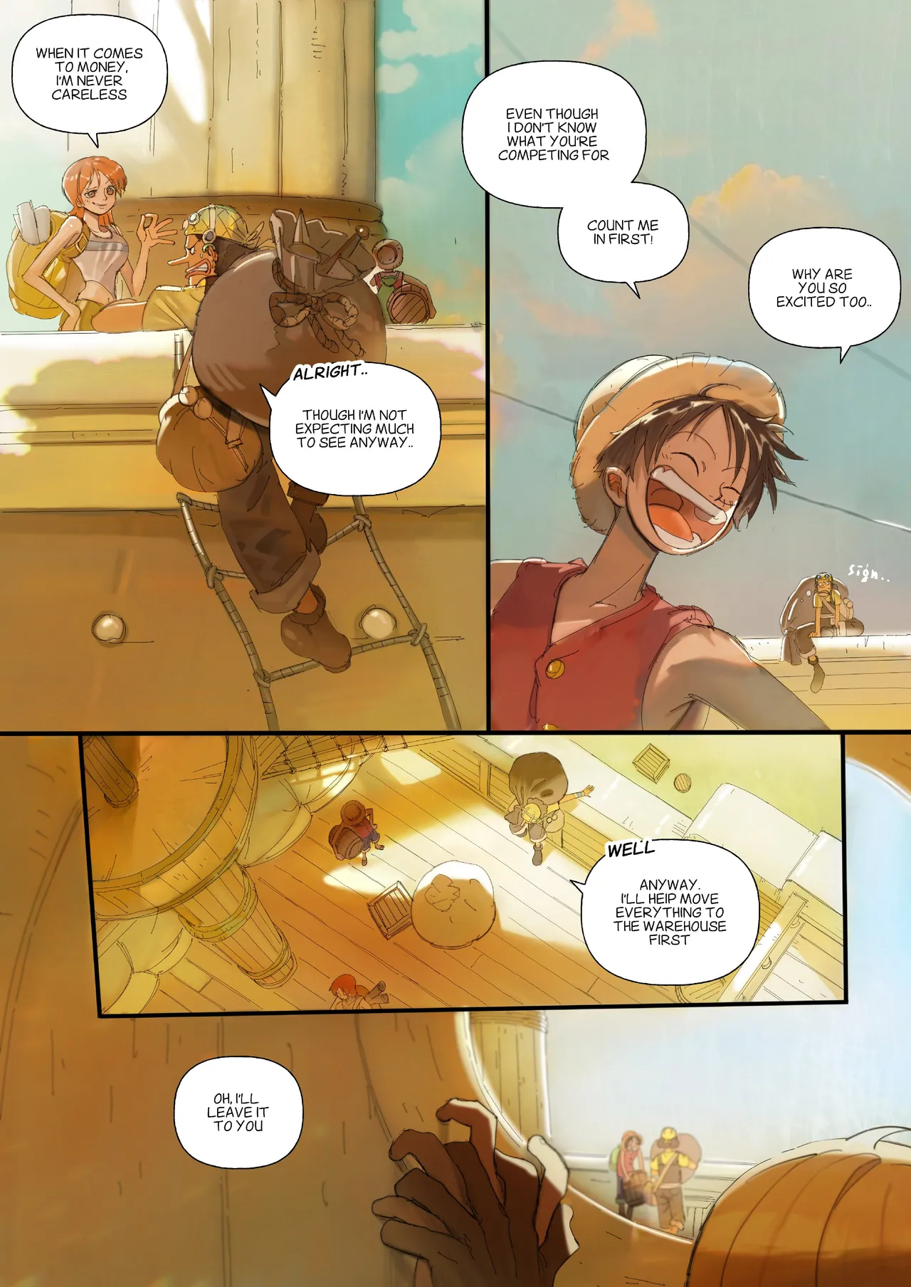 Olu1132 Zosan on the Merry page 34 featuring sanji vinsmoke - full color uncensored hentai manga - read online free