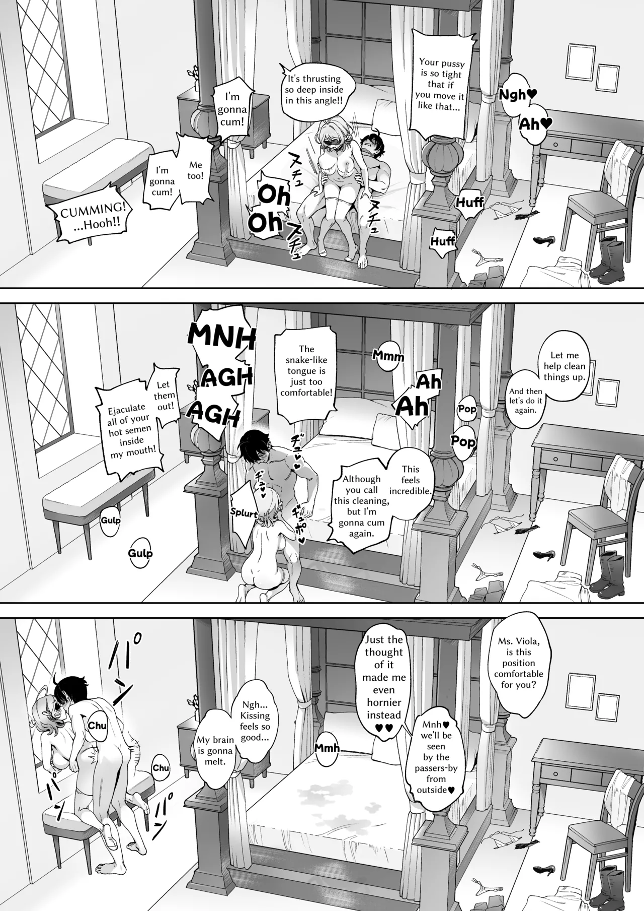 Medusa-san wa Atsuatsu Ochinpo ga Hoshii | Medusa Craves Boiling Hot Cocks page 23 original parody - sole female sole male hentai manga - read online free