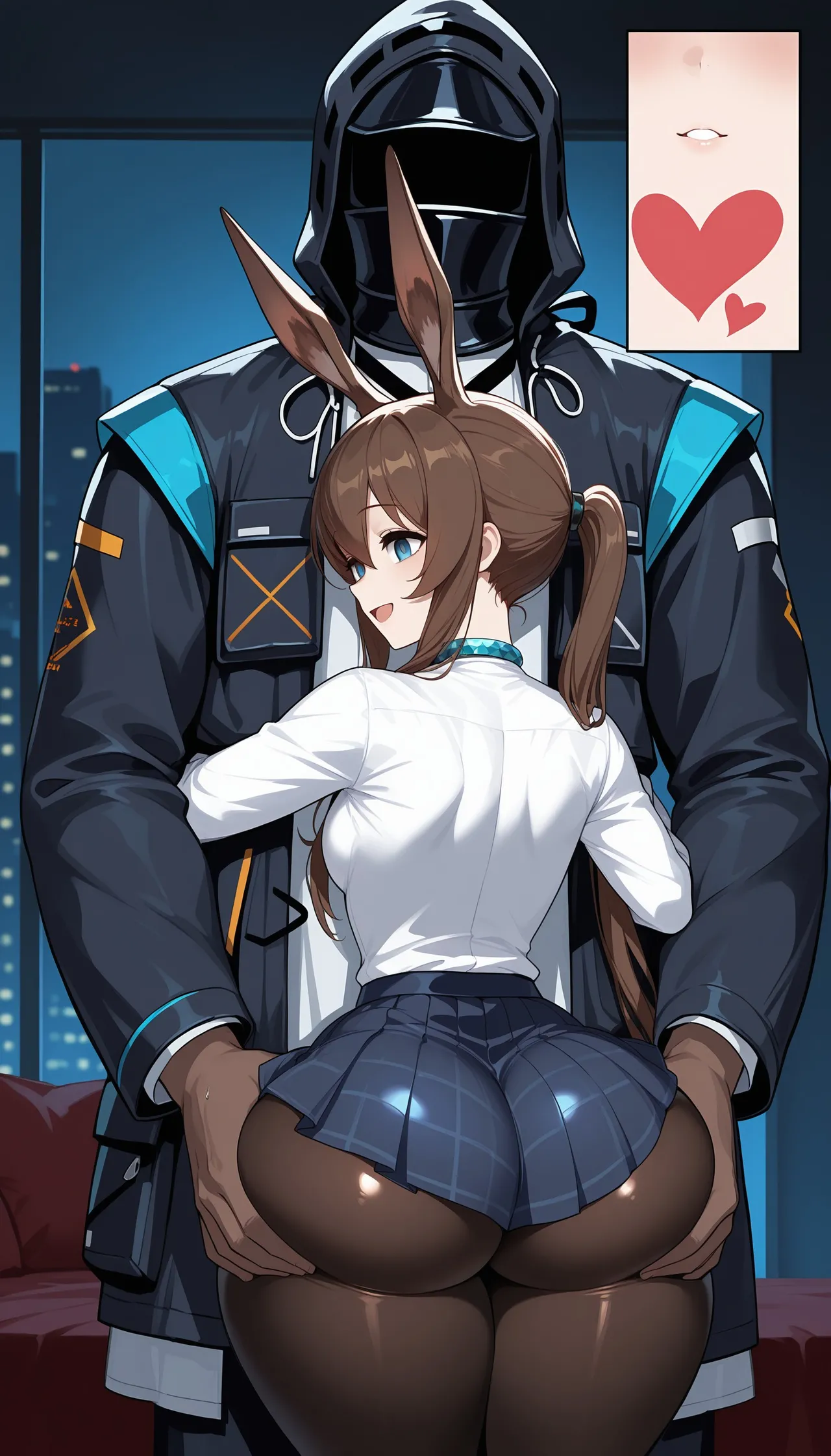 Arknight BBC Amiya and Absinthe rahmat ai generated page 13 featuring amiya arknights parody - uncensored dark skin hentai manga - read online free