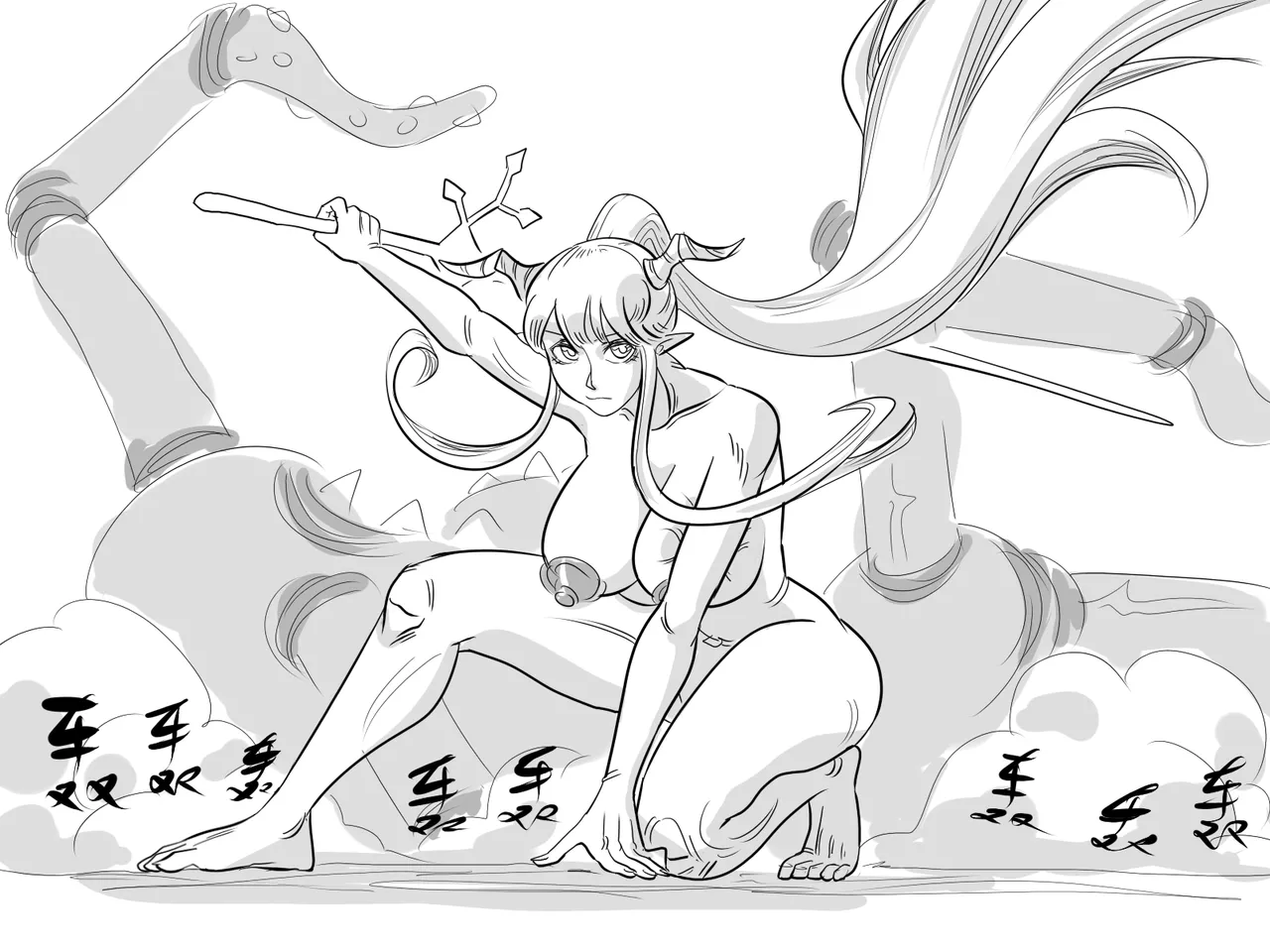 【Monkey dio】寄生方舟 临光篇（R18G警告） page 88 featuring nearl arknights parody - big breasts monster hentai manga - read online free