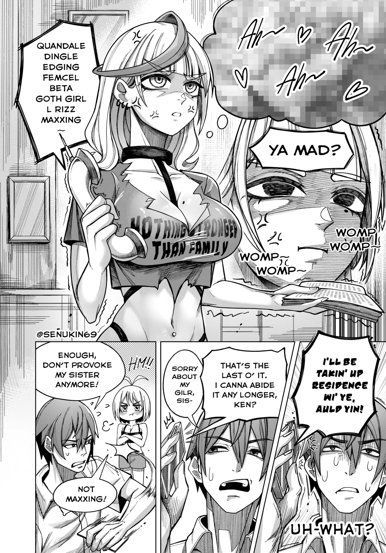 Brainrot Girlfriend page 23 original parody - big breasts hotpants hentai manga - read online free