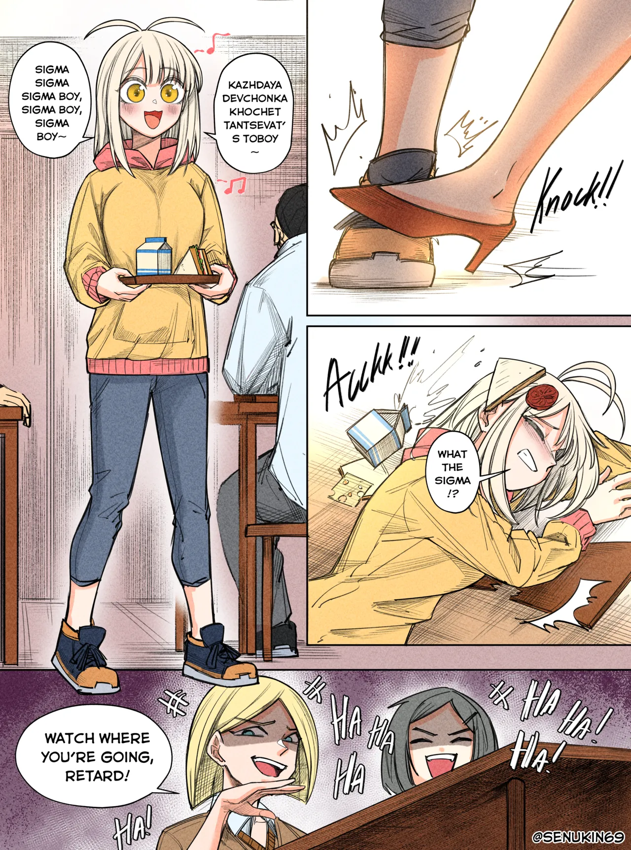 Brainrot Girlfriend page 61 original parody - big breasts hotpants hentai manga - read online free