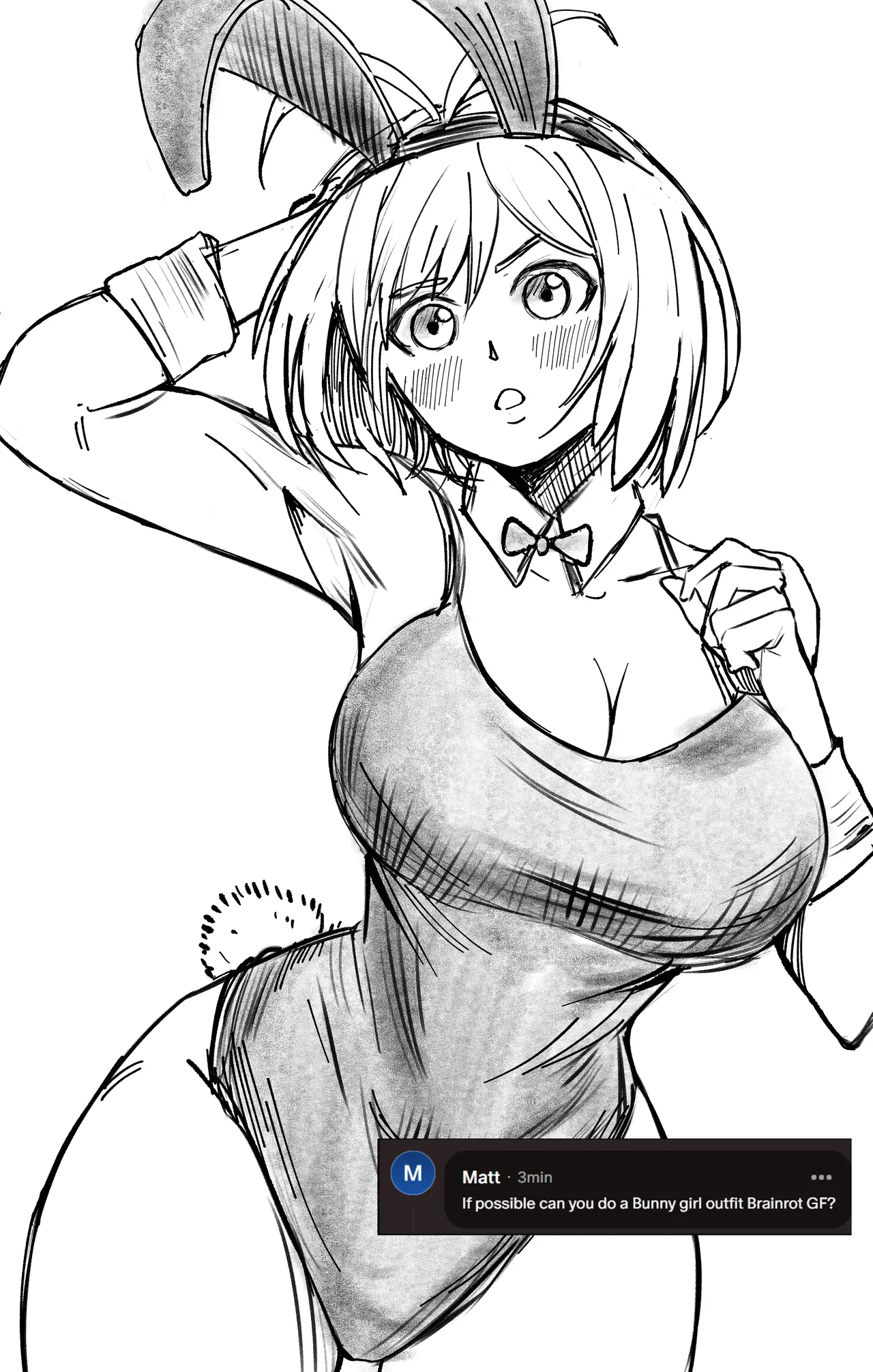 Brainrot Girlfriend page 69 original parody - big breasts hotpants hentai manga - read online free