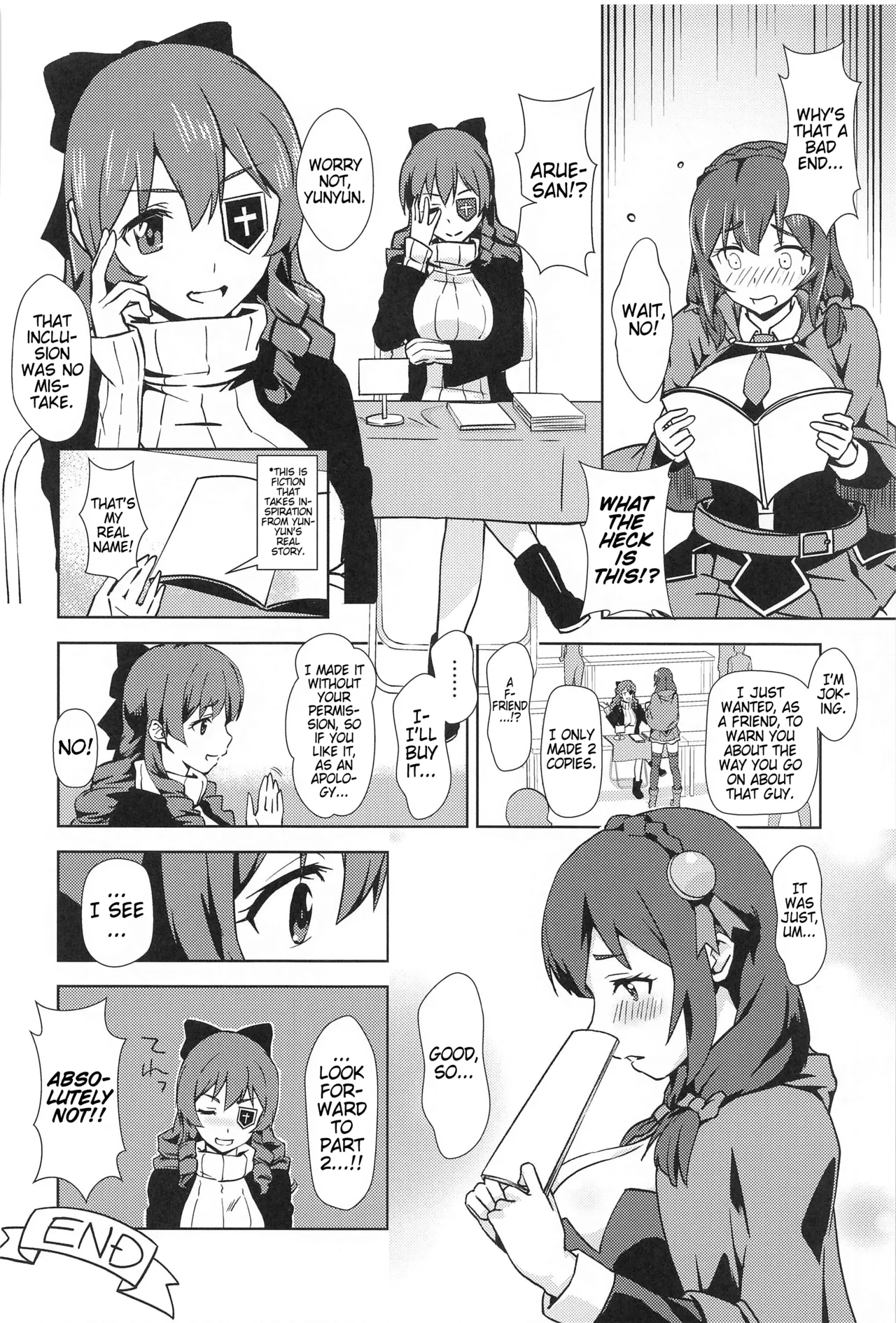 Mukashibanashi ni Kousei o! | Proofreading on this Fairytale! page 19 featuring yunyun kono subarashii sekai ni syukufuku o parody - sole female sole male hentai manga - read online free