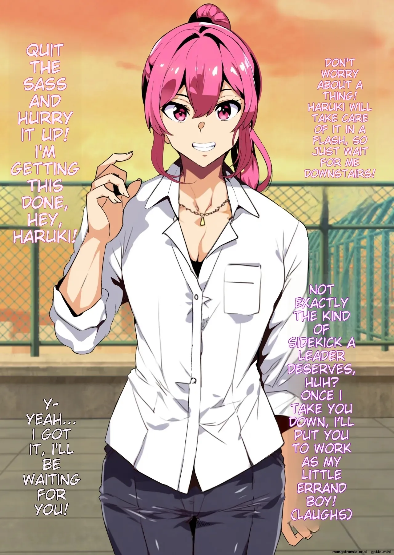 A female boy who lost a fight, a strong male who transferred schools, and a close female friend whom he admires is made to fall for him page 13 original parody - rough translation anal hentai manga - read online free