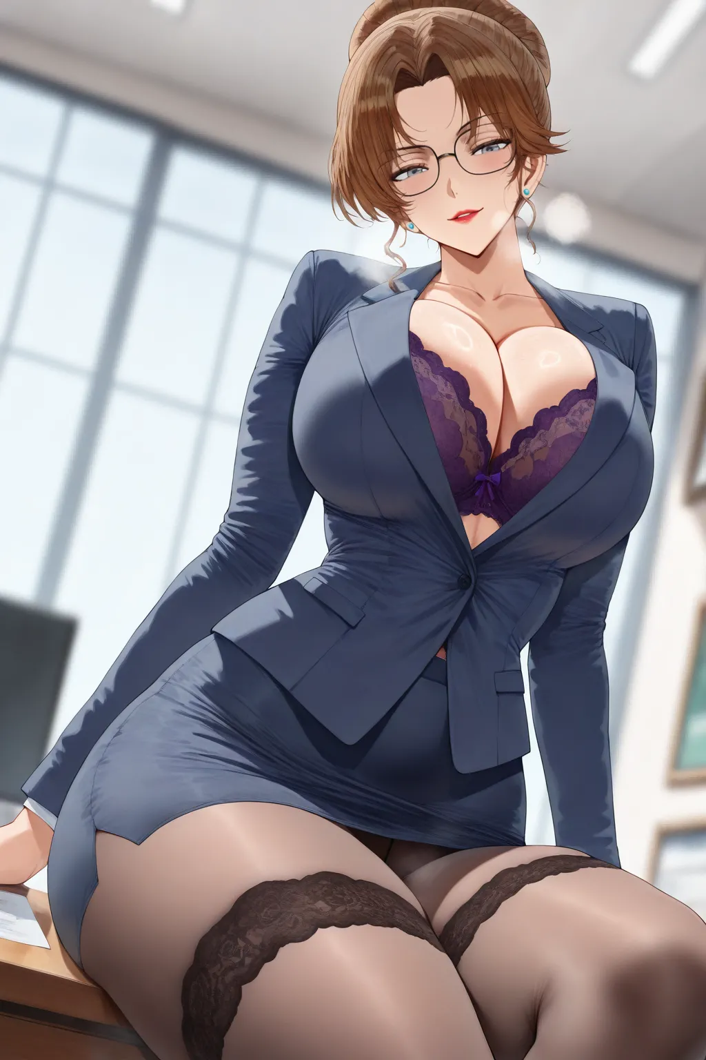 Eri Kisaki / 妃 英理(名探偵コナン / Detective Conan) (166p) / miyabi ai generated page 18 featuring eri kisaki detective conan parody - sole female big penis hentai manga - read online free