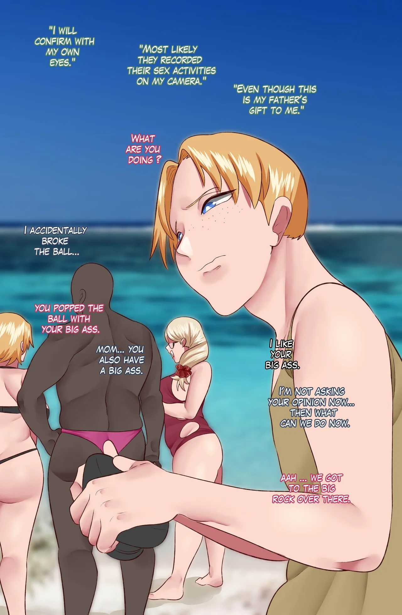 Mom and Grandma NTR Holiday part 1 page 14 original parody - uncensored big areolae hentai manga - read online free