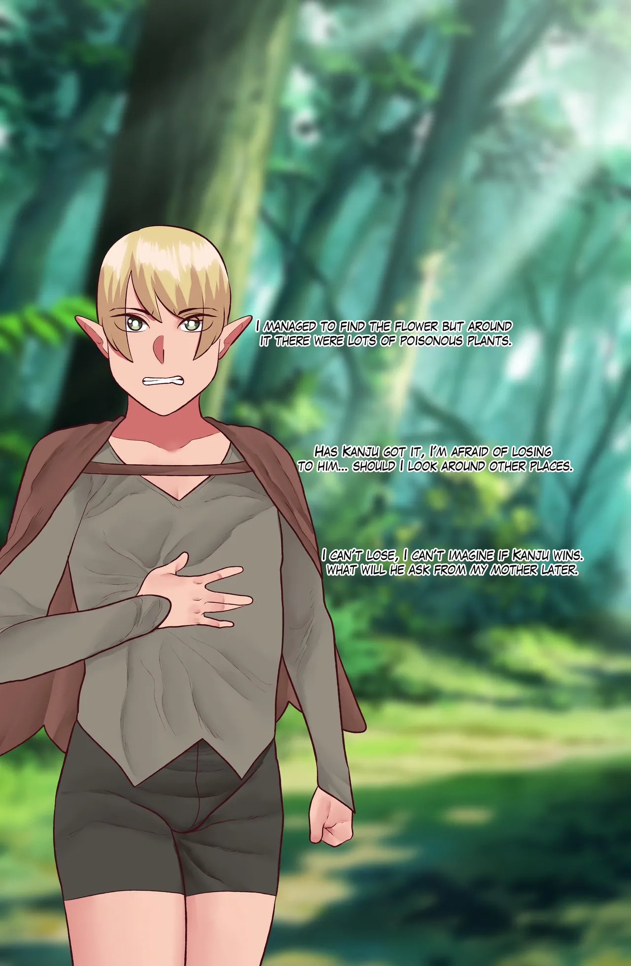 Onegai Elf Sensei page 19 original parody - beauty mark blindfold hentai manga - read online free