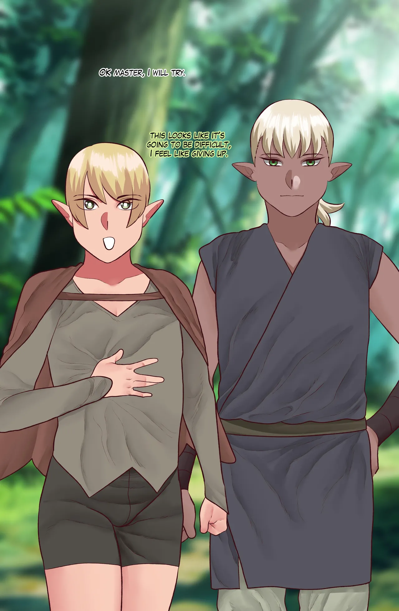 Onegai Elf Sensei page 34 original parody - elf milf hentai manga - read online free