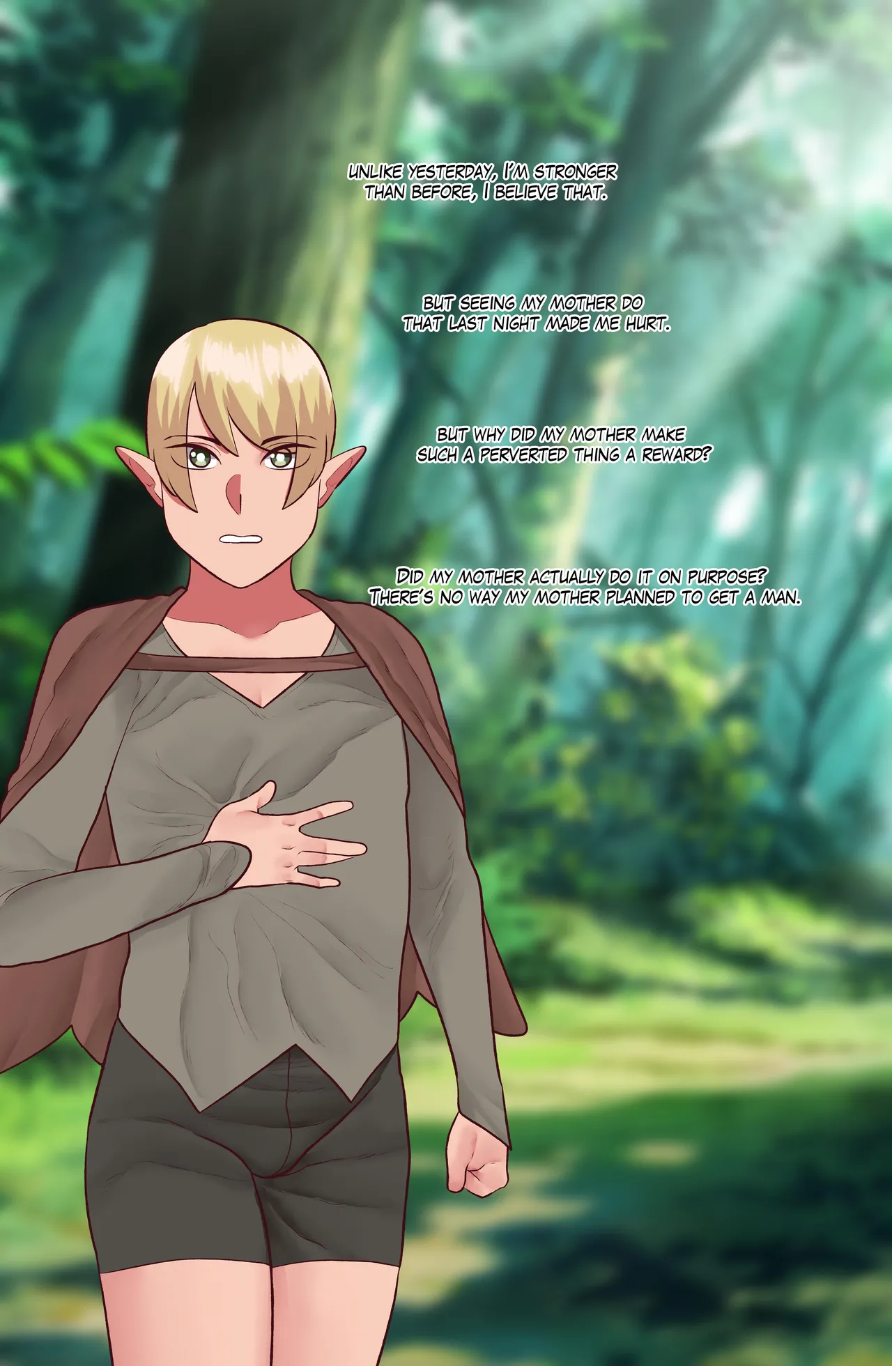 Onegai Elf Sensei page 48 original parody - beauty mark blindfold hentai manga - read online free